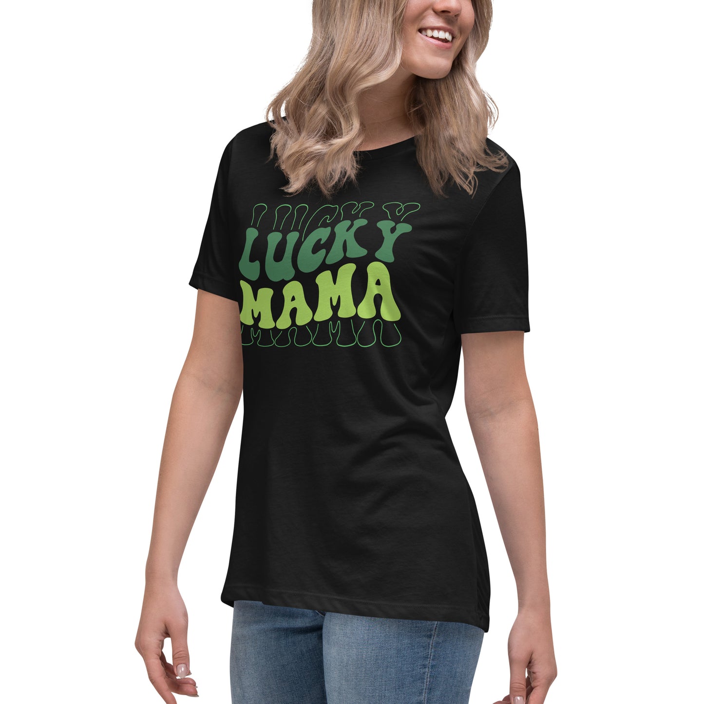 Women's Relaxed T-Shirt-LuckyMama