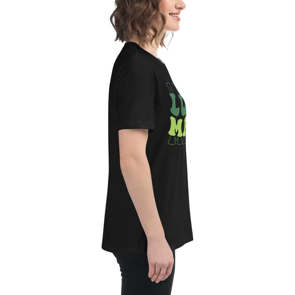 Women's Relaxed T-Shirt-LuckyMama