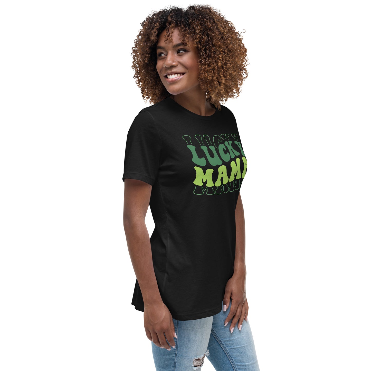 Women's Relaxed T-Shirt-LuckyMama