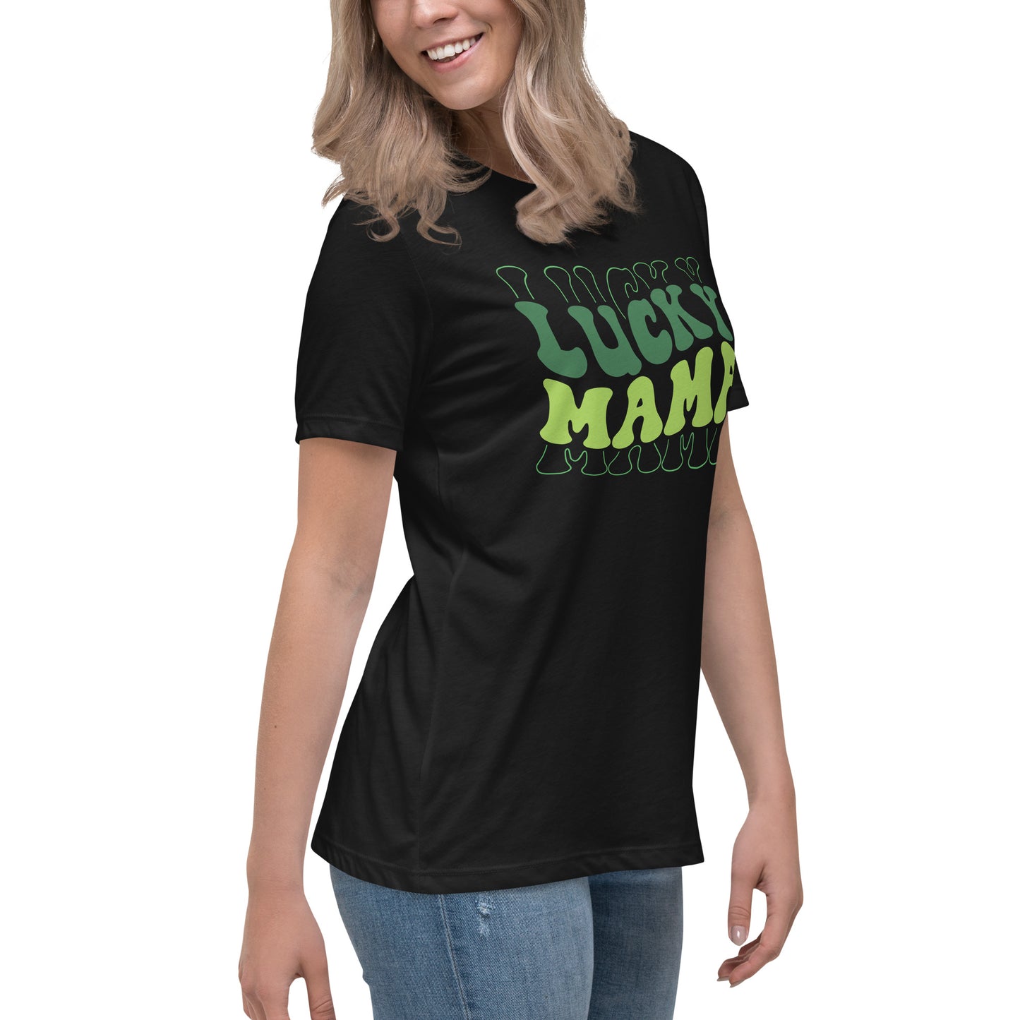 Women's Relaxed T-Shirt-LuckyMama