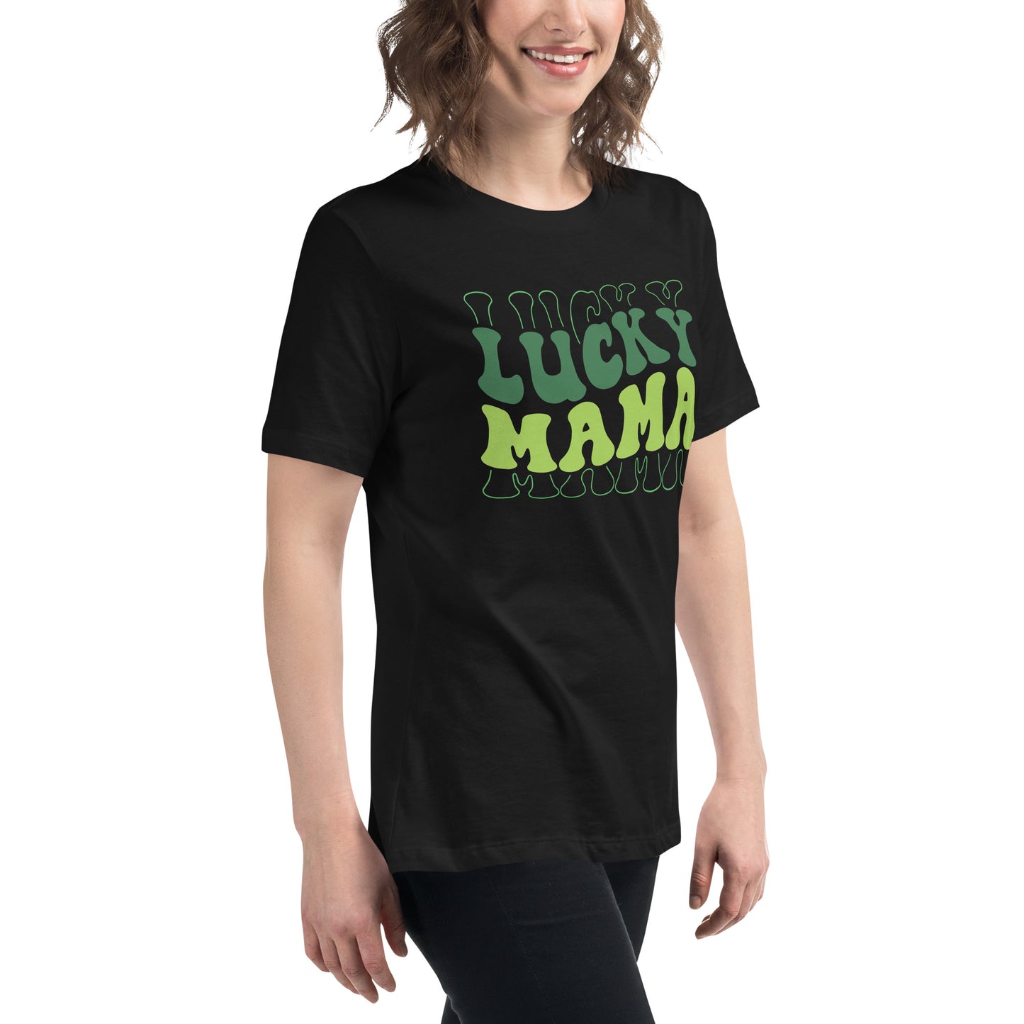 Women's Relaxed T-Shirt-LuckyMama