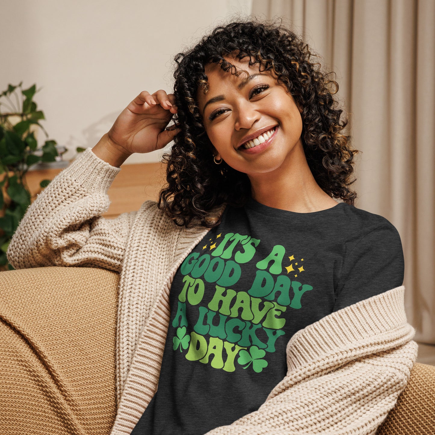 Women's Relaxed T-Shirt - St Patty's Day It's A Good Day to Have a Good Day