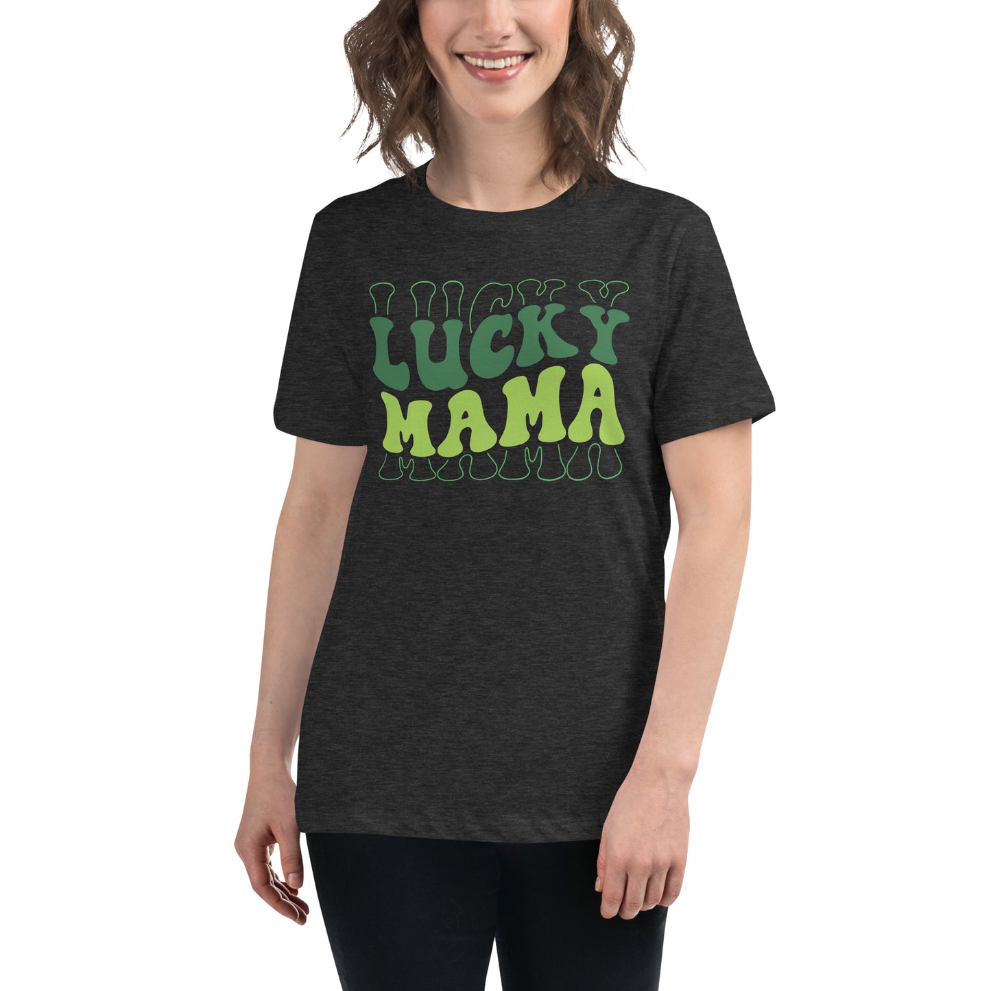 Women's Relaxed T-Shirt-LuckyMama