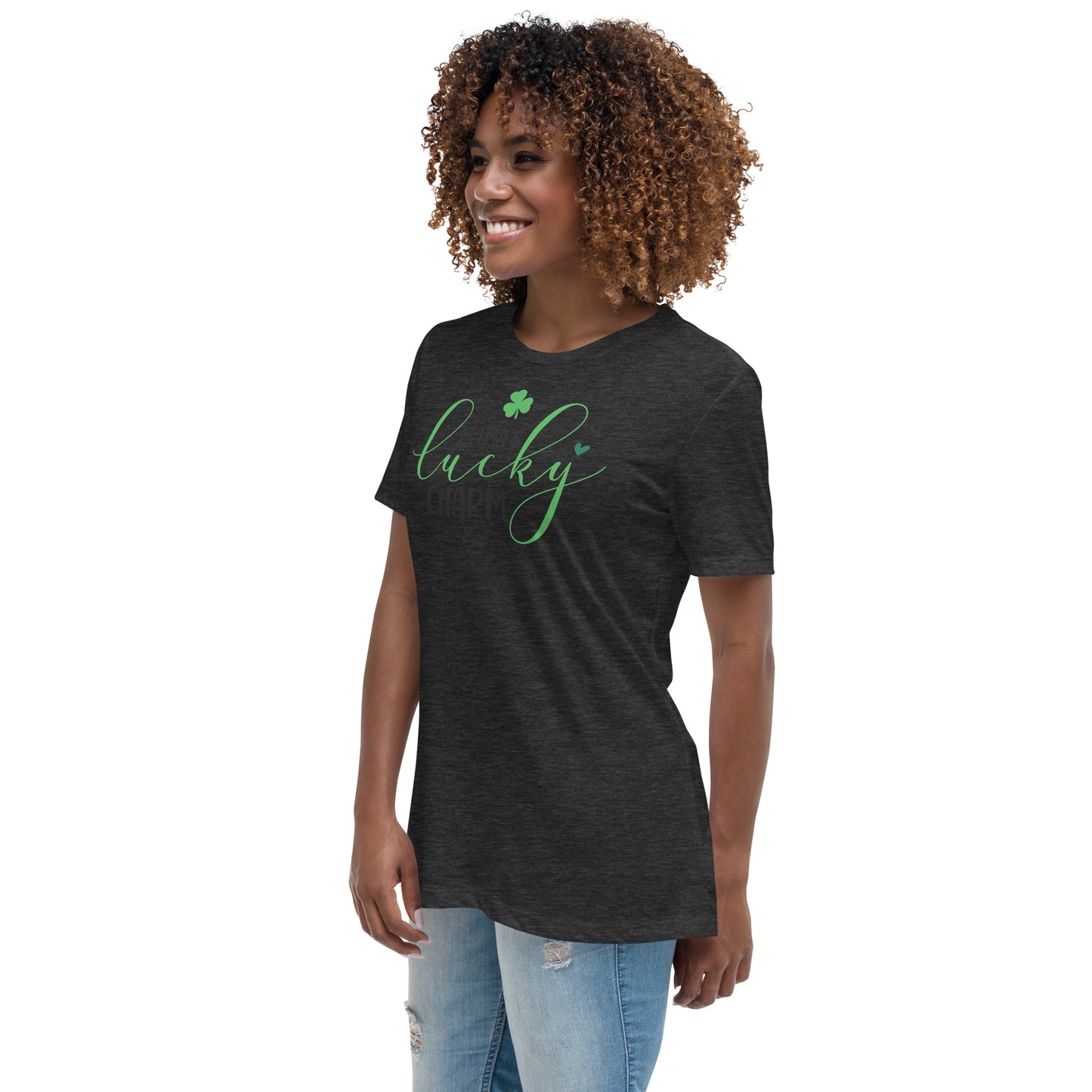 Women's Relaxed T-Shirt- St Patty's Day Mama's Lucky Charm