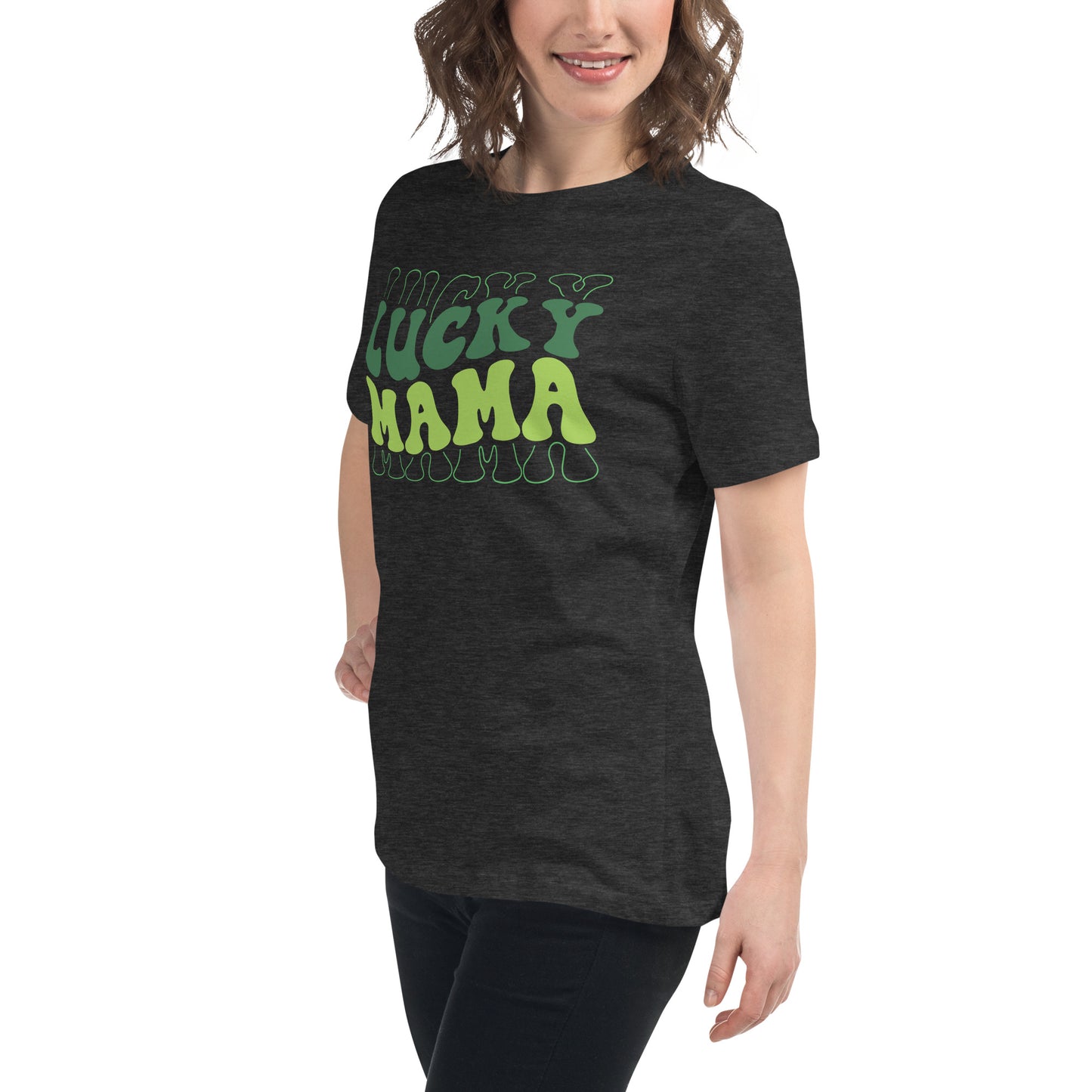 Women's Relaxed T-Shirt-LuckyMama