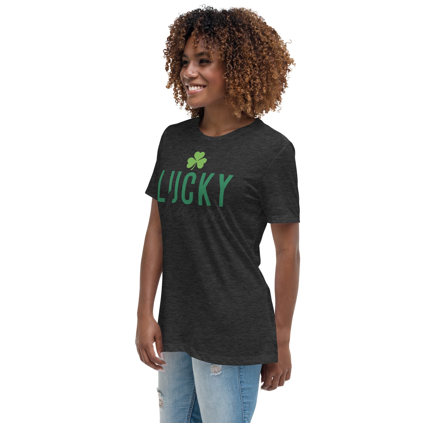 Women's Relaxed T-Shirt-LuckyCharm