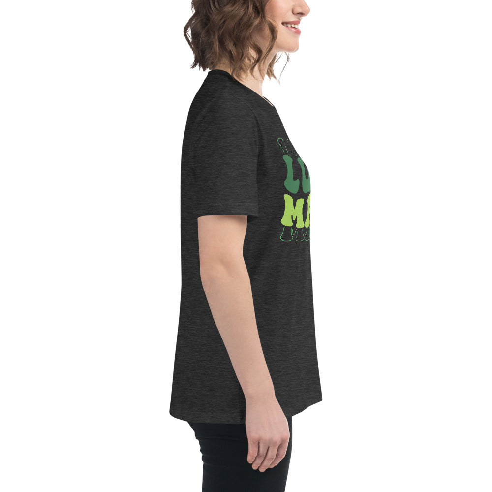 Women's Relaxed T-Shirt-LuckyMama