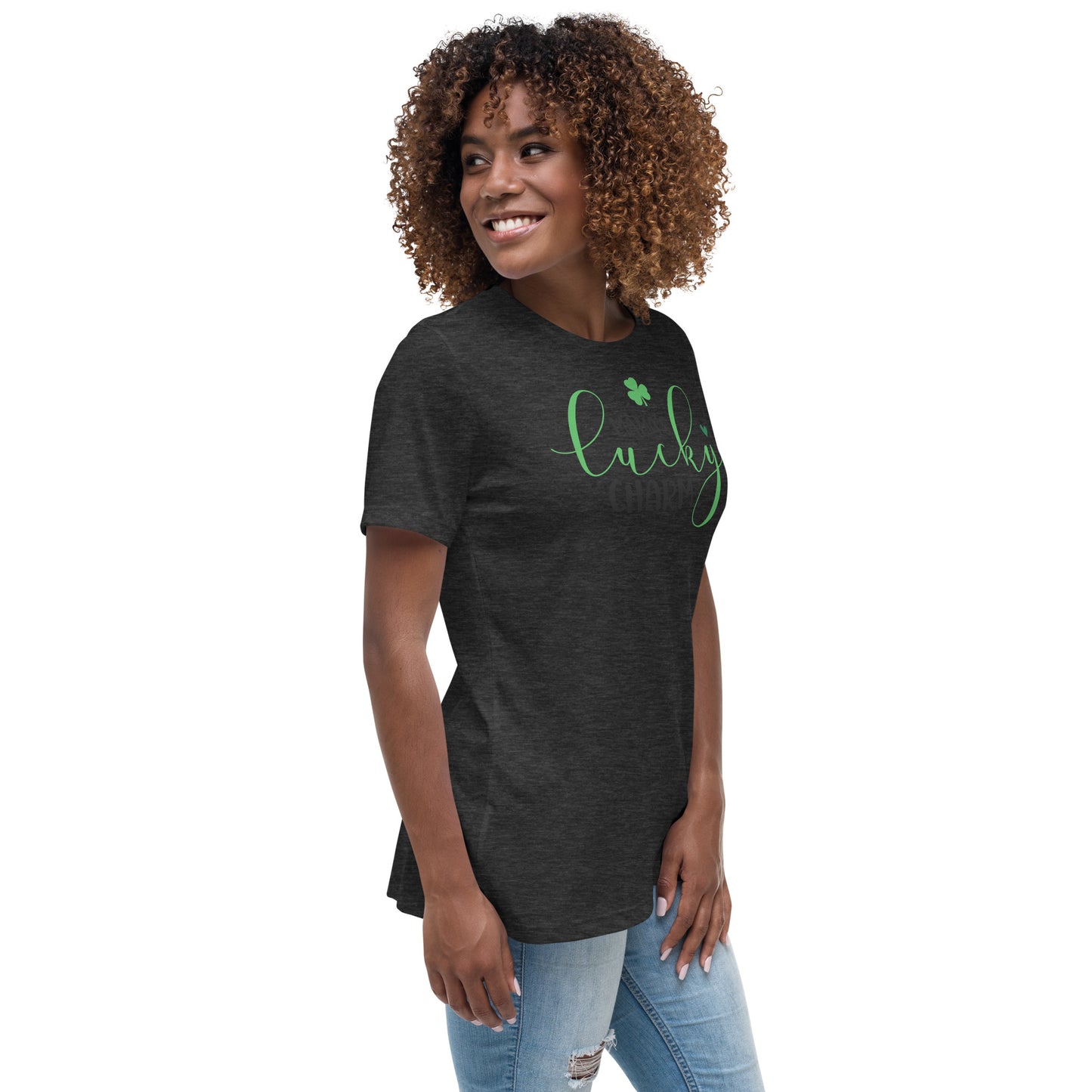 Women's Relaxed T-Shirt- St Patty's Day Mama's Lucky Charm