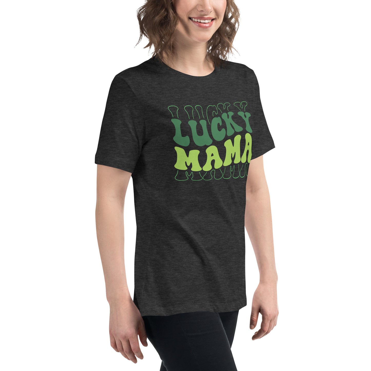 Women's Relaxed T-Shirt-LuckyMama