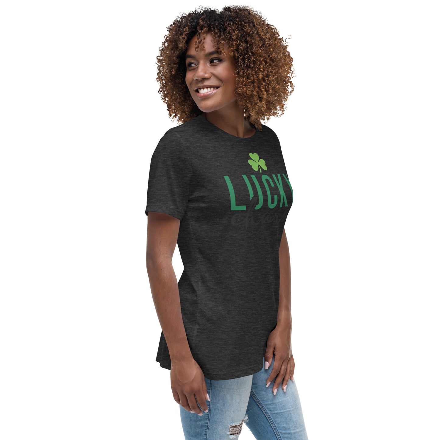 Women's Relaxed T-Shirt-LuckyCharm