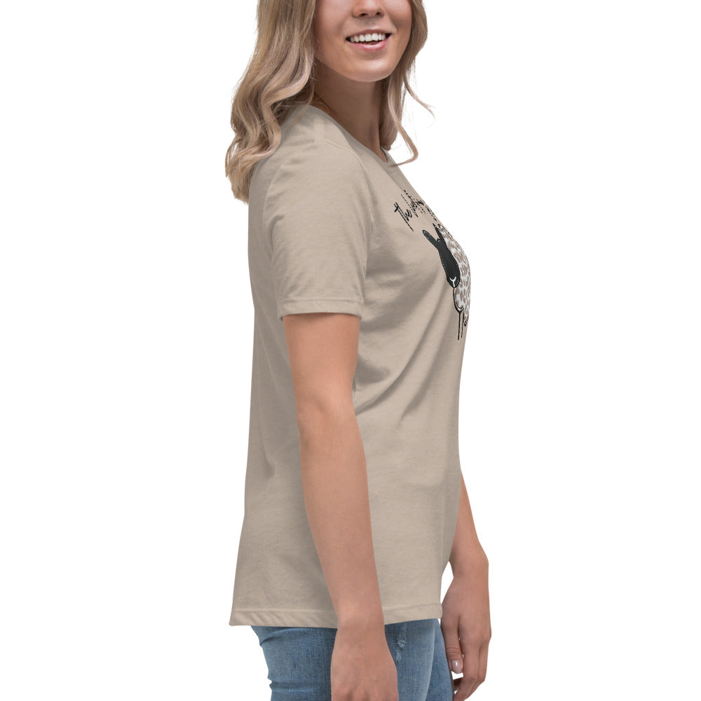 Women's Relaxed T-Shirt - The Lord is My Shepherd Psalm 25:1