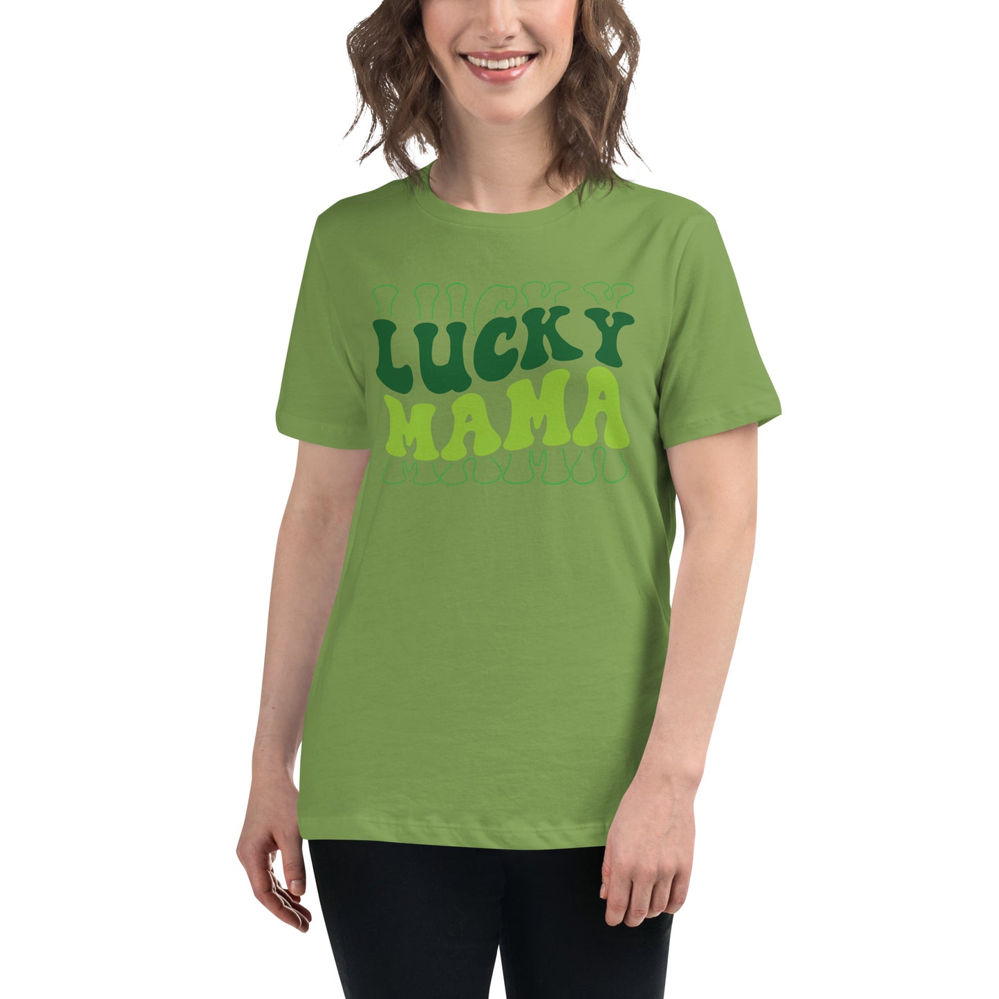 Women's Relaxed T-Shirt-LuckyMama