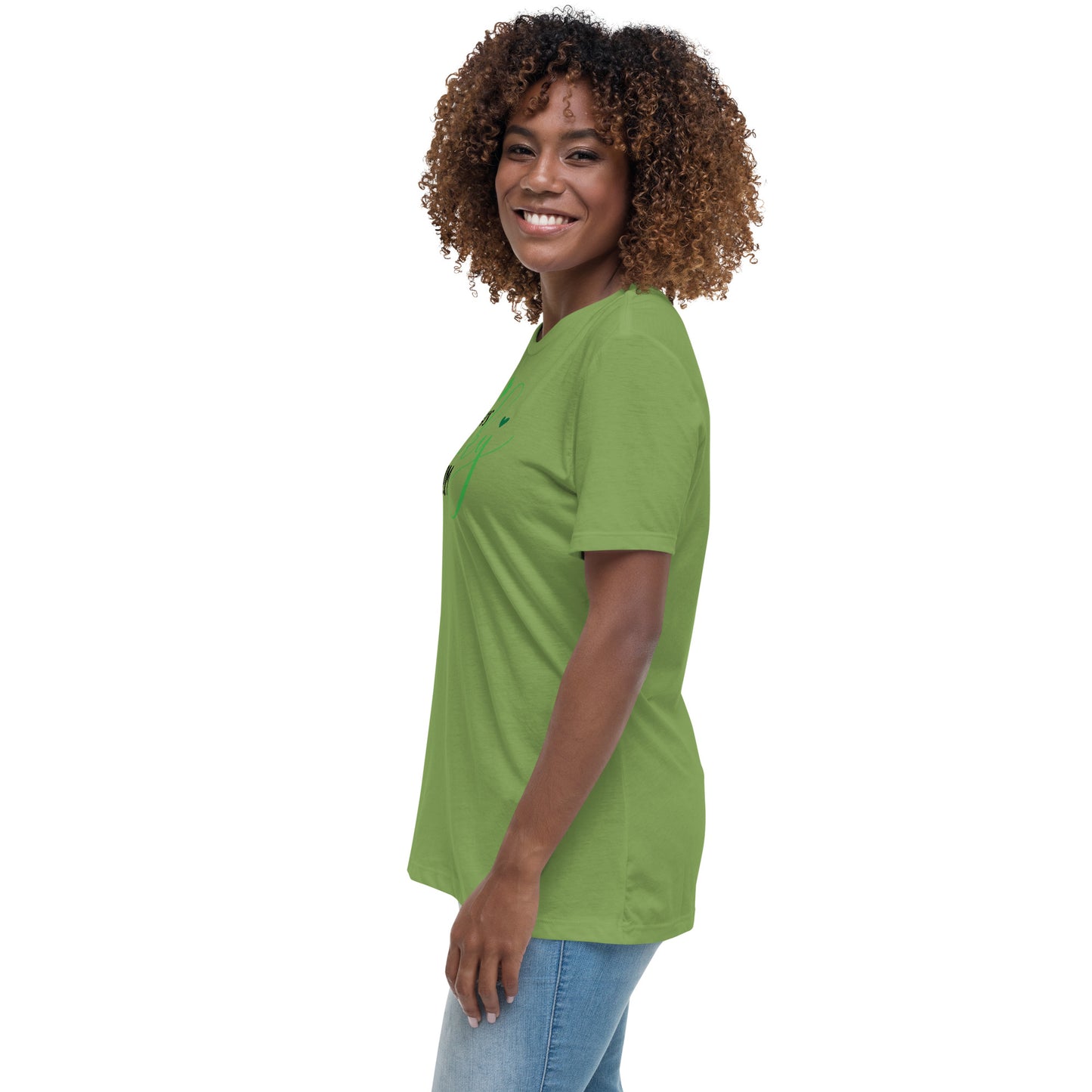 Women's Relaxed T-Shirt- St Patty's Day Mama's Lucky Charm