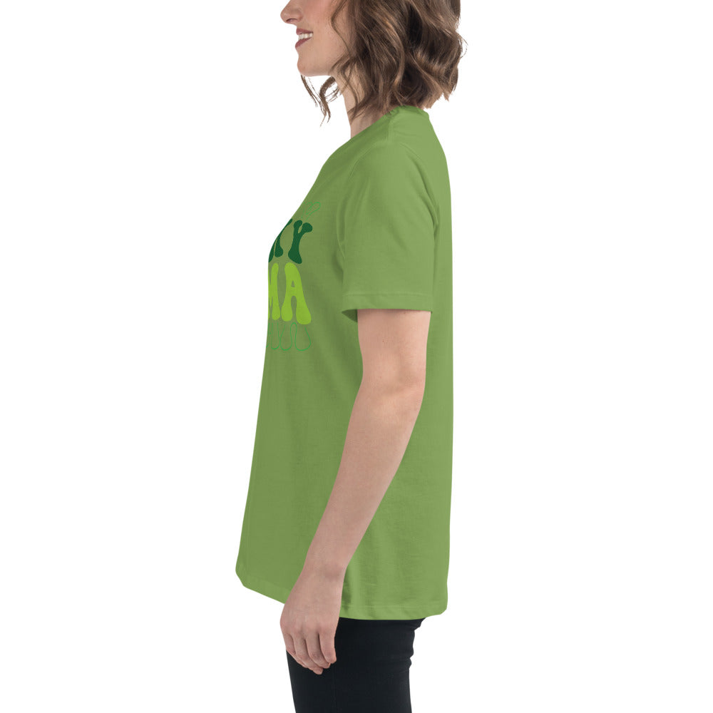 Women's Relaxed T-Shirt-LuckyMama