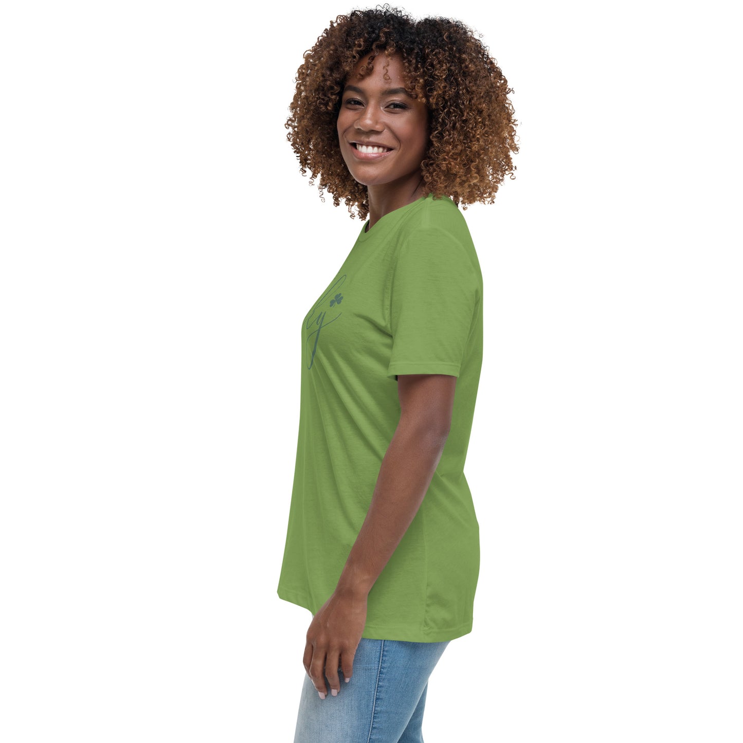 Women's Relaxed T-Shirt - St Patty's Day Happy Go Lucky