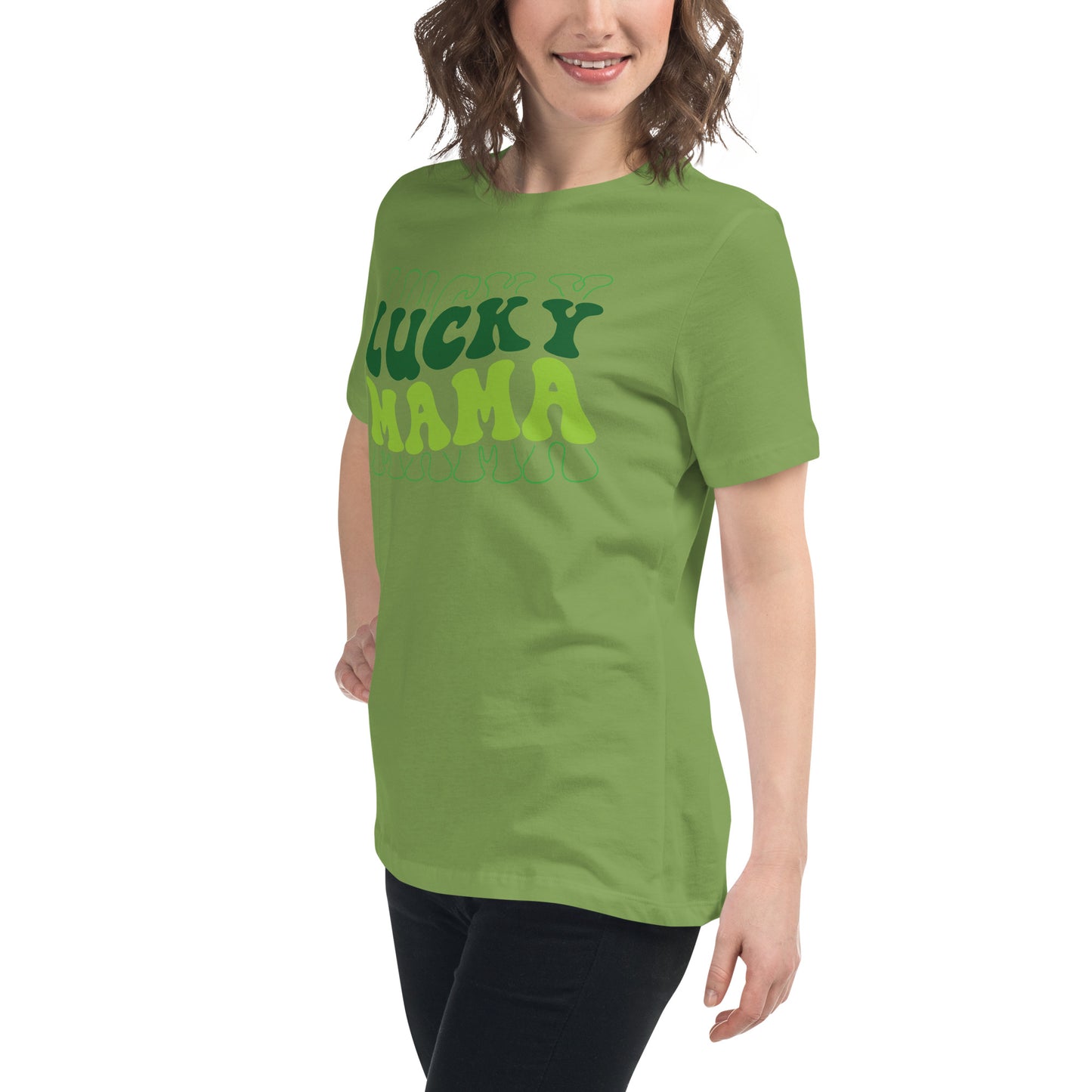 Women's Relaxed T-Shirt-LuckyMama