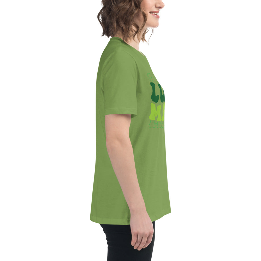 Women's Relaxed T-Shirt-LuckyMama