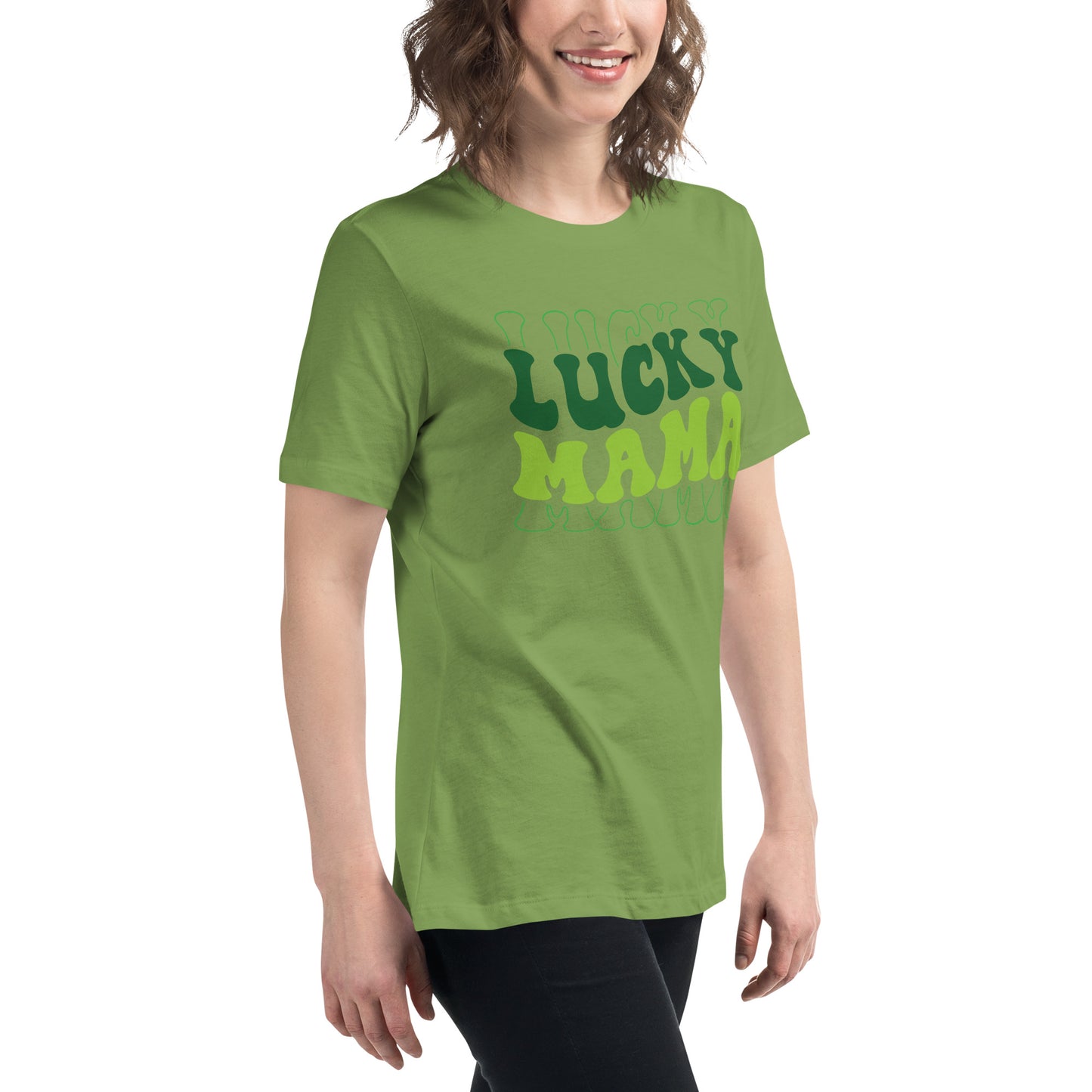 Women's Relaxed T-Shirt-LuckyMama