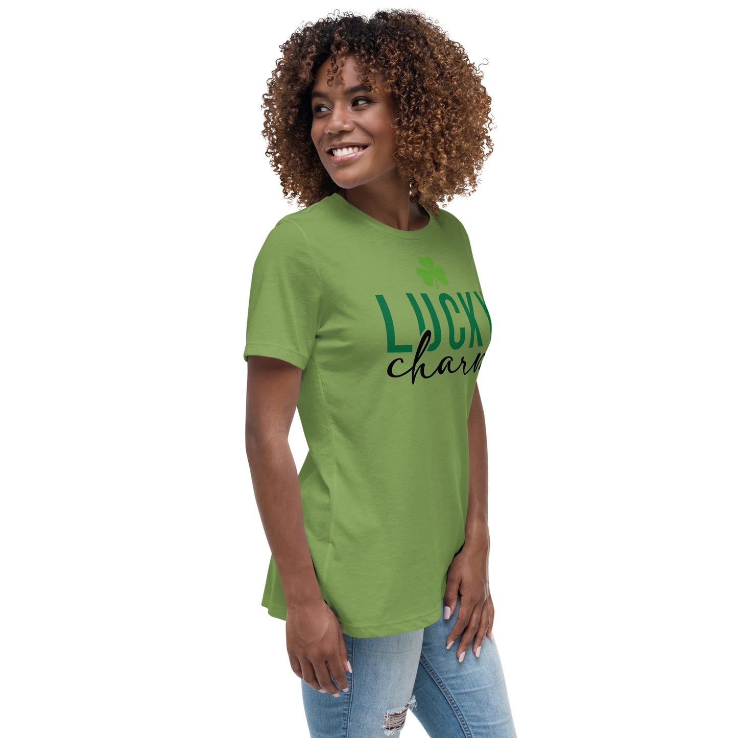 Women's Relaxed T-Shirt-LuckyCharm