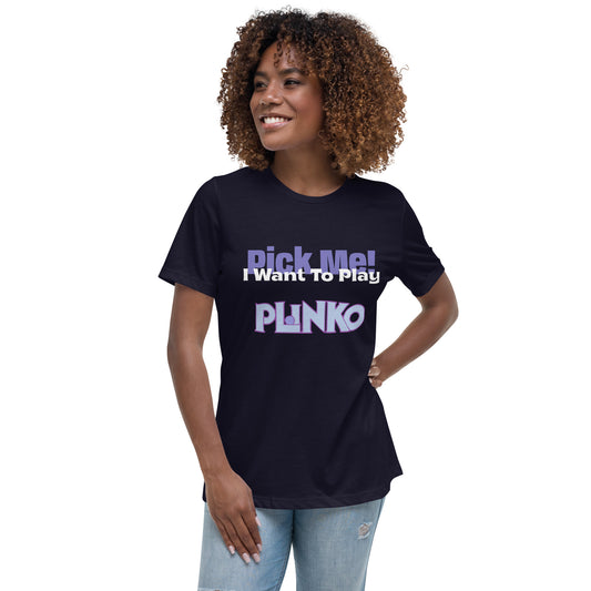 Women's Relaxed Lets Make a Deal Pick Me Plinko T-Shirt