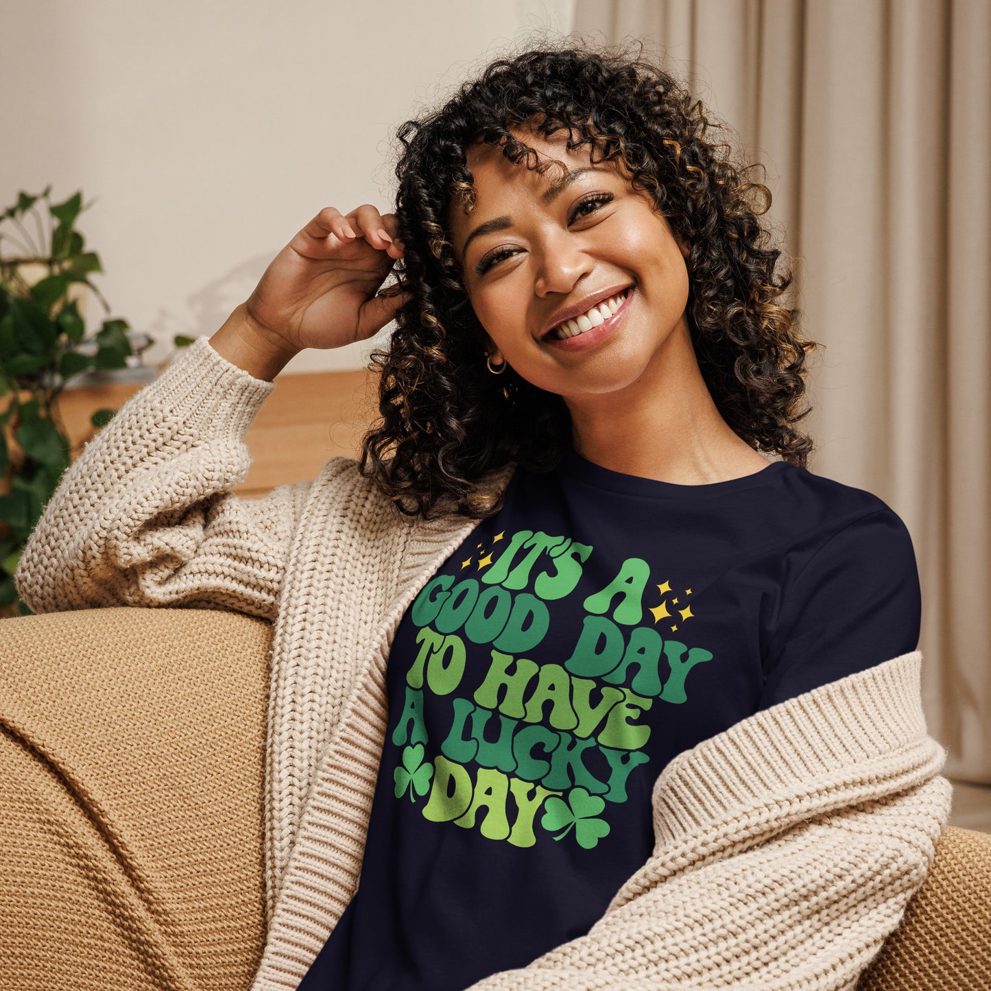 Women's Relaxed T-Shirt - St Patty's Day It's A Good Day to Have a Good Day