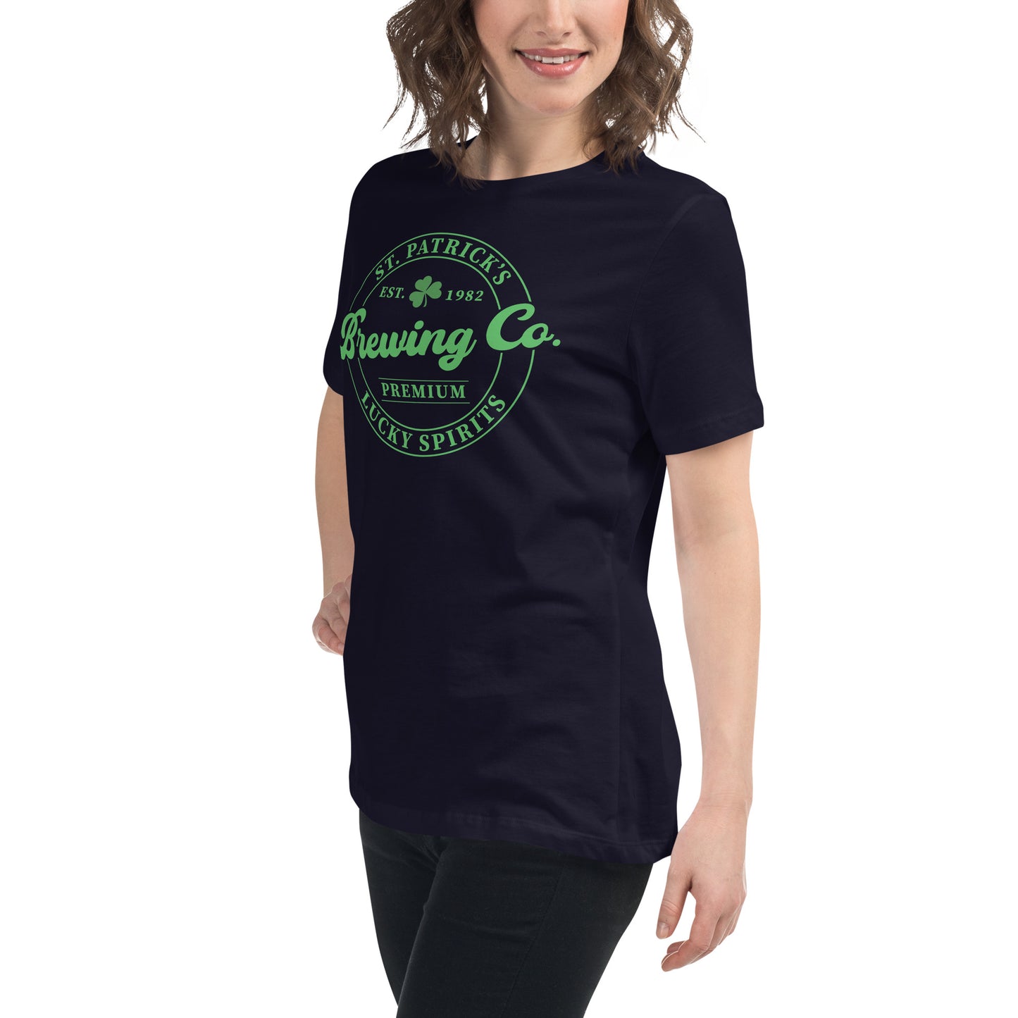 Women's Relaxed T-Shirt - St Patty's Day Brewing Co.