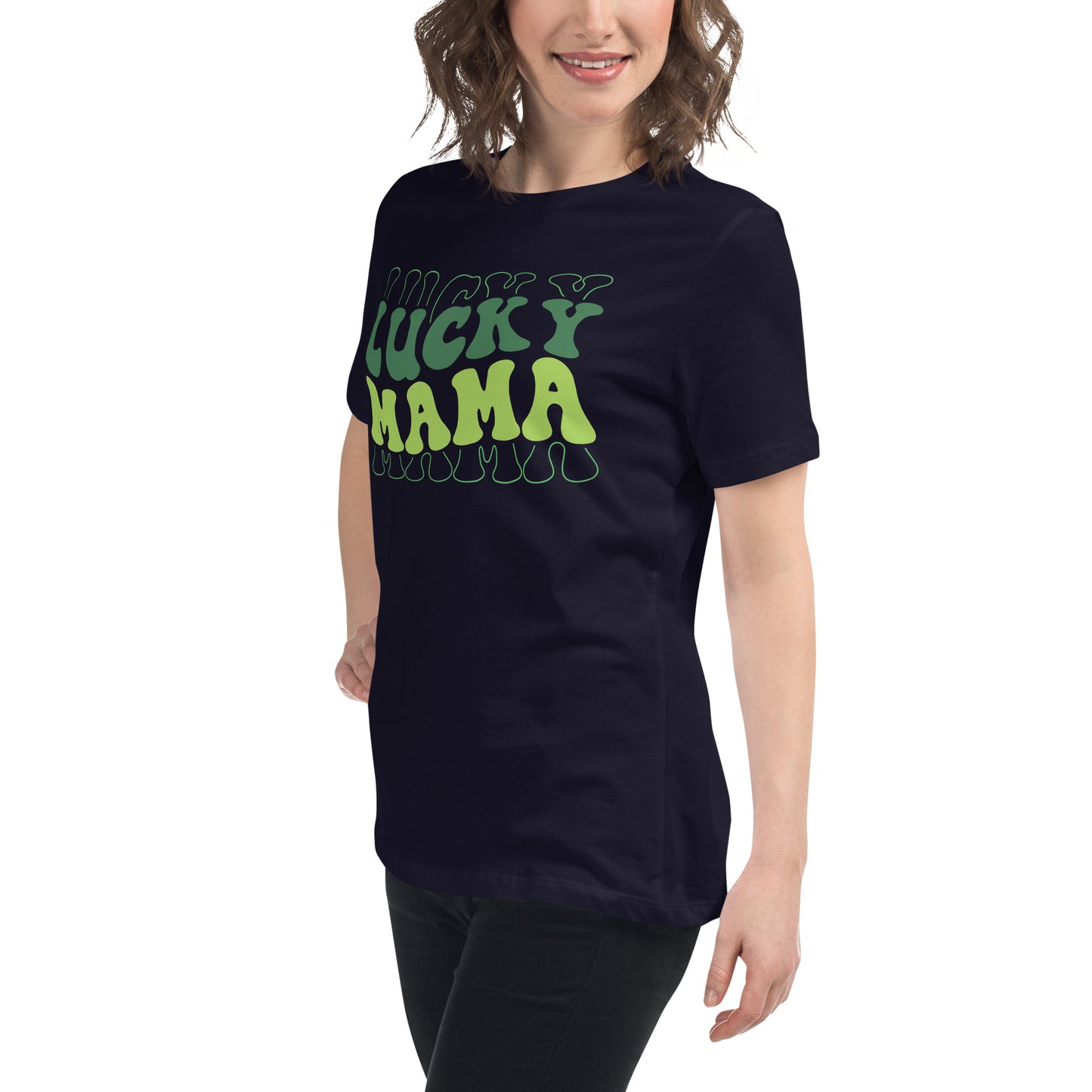 Women's Relaxed T-Shirt-LuckyMama