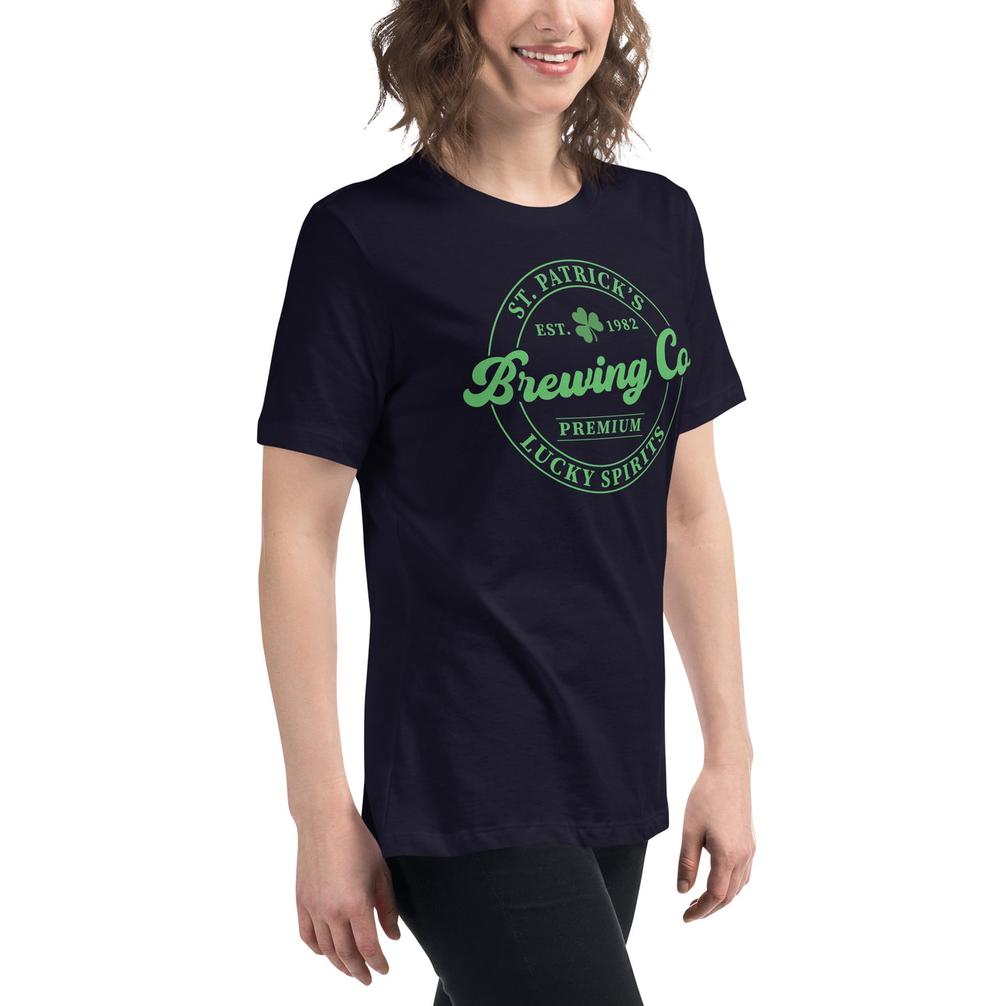 Women's Relaxed T-Shirt - St Patty's Day Brewing Co.