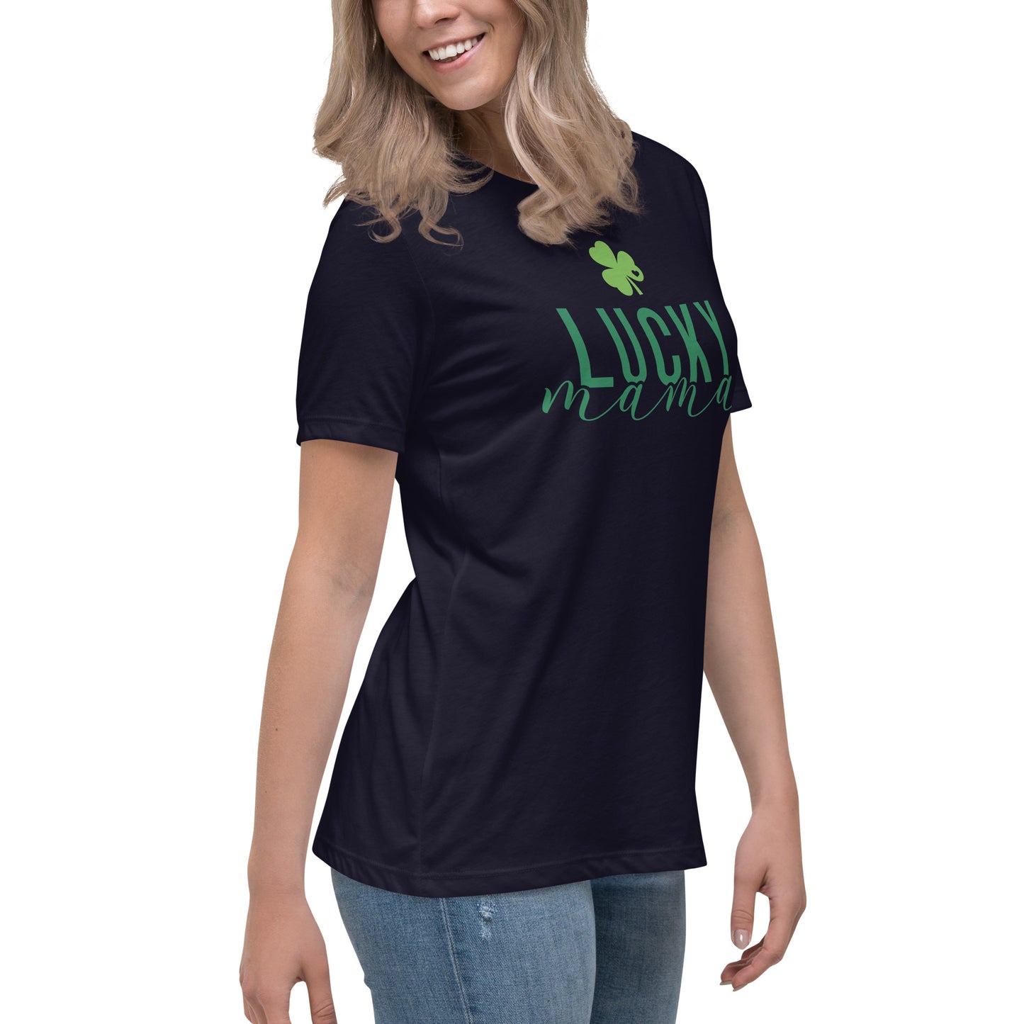 Women's Relaxed T-Shirt - St Patty's Day Lucky Mama