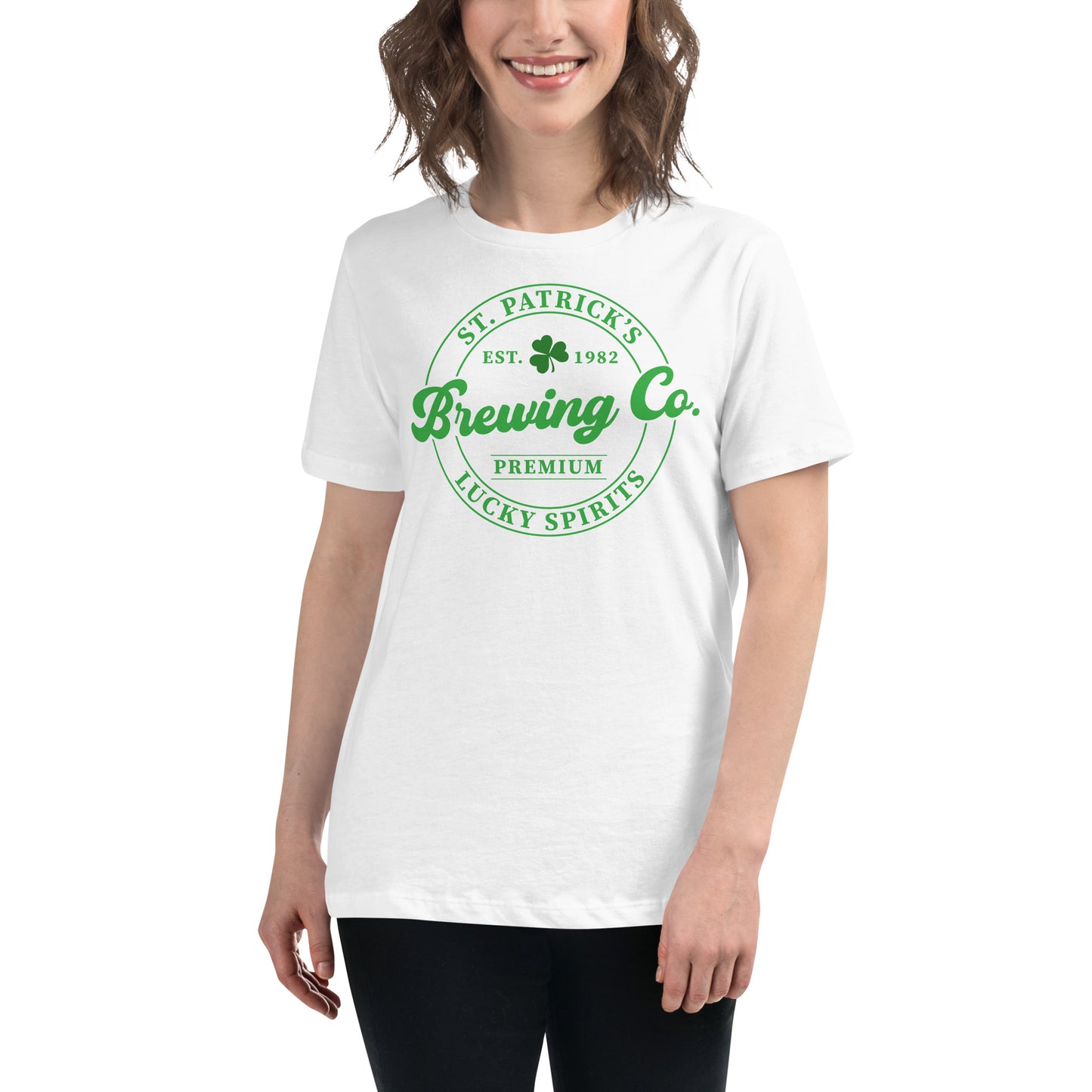 Women's Relaxed T-Shirt - St Patty's Day Brewing Co.