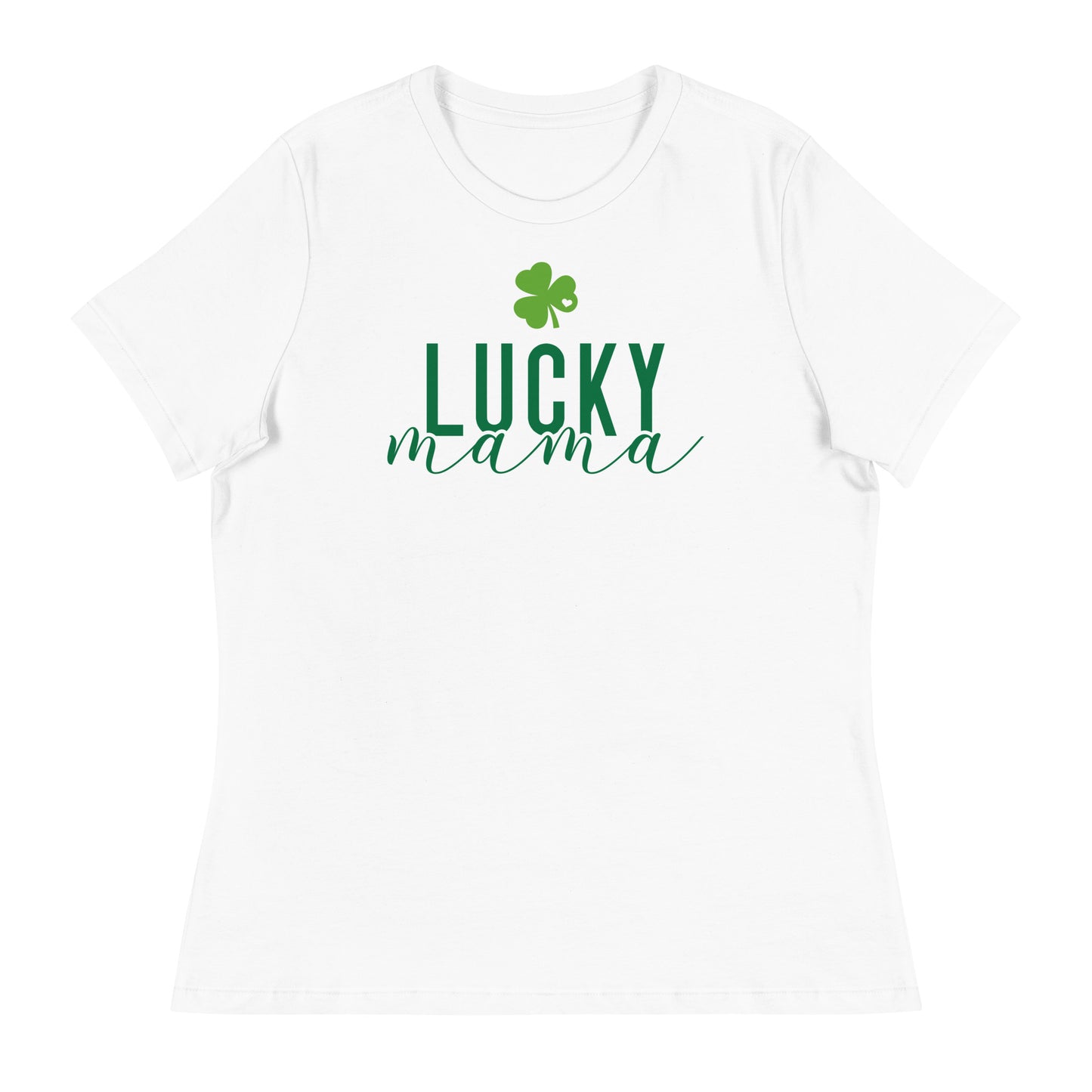 Women's Relaxed T-Shirt - St Patty's Day Lucky Mama