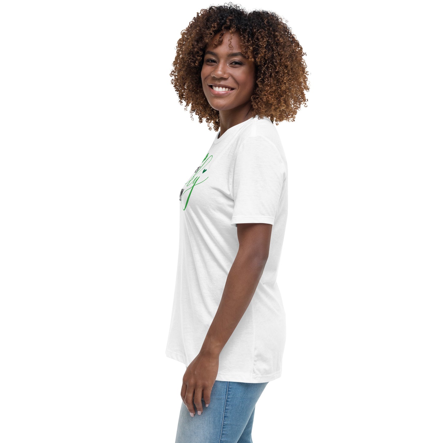 Women's Relaxed T-Shirt- St Patty's Day Mama's Lucky Charm