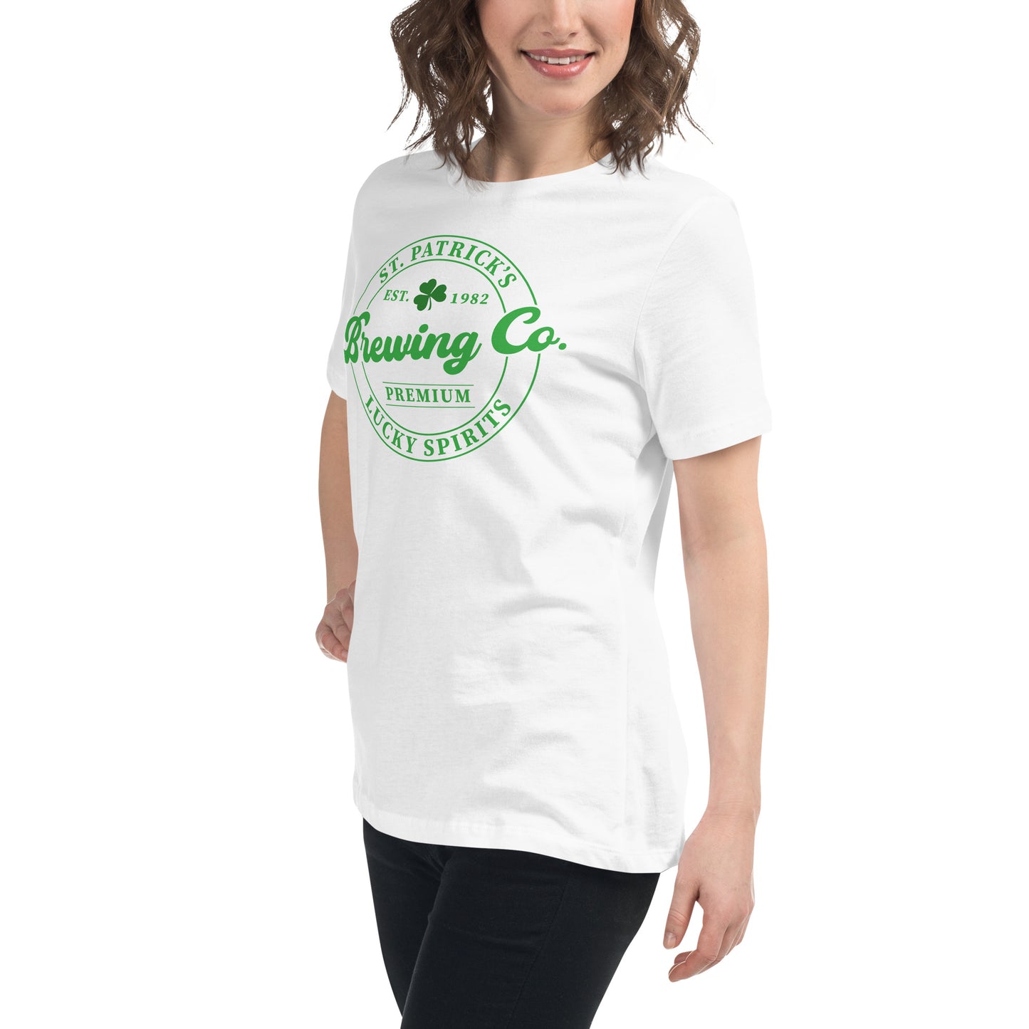 Women's Relaxed T-Shirt - St Patty's Day Brewing Co.