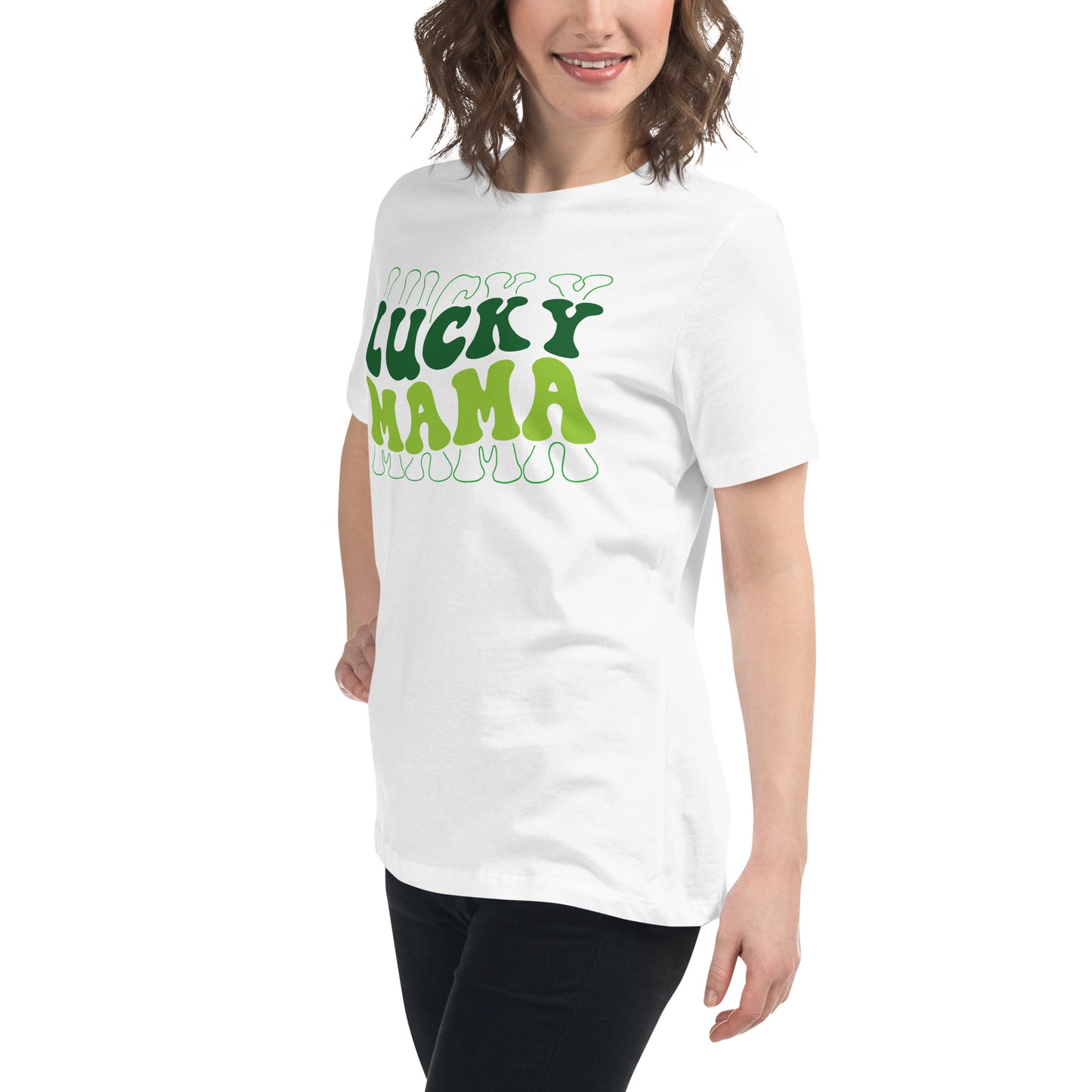 Women's Relaxed T-Shirt-LuckyMama