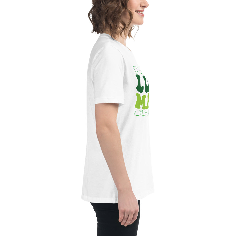 Women's Relaxed T-Shirt-LuckyMama