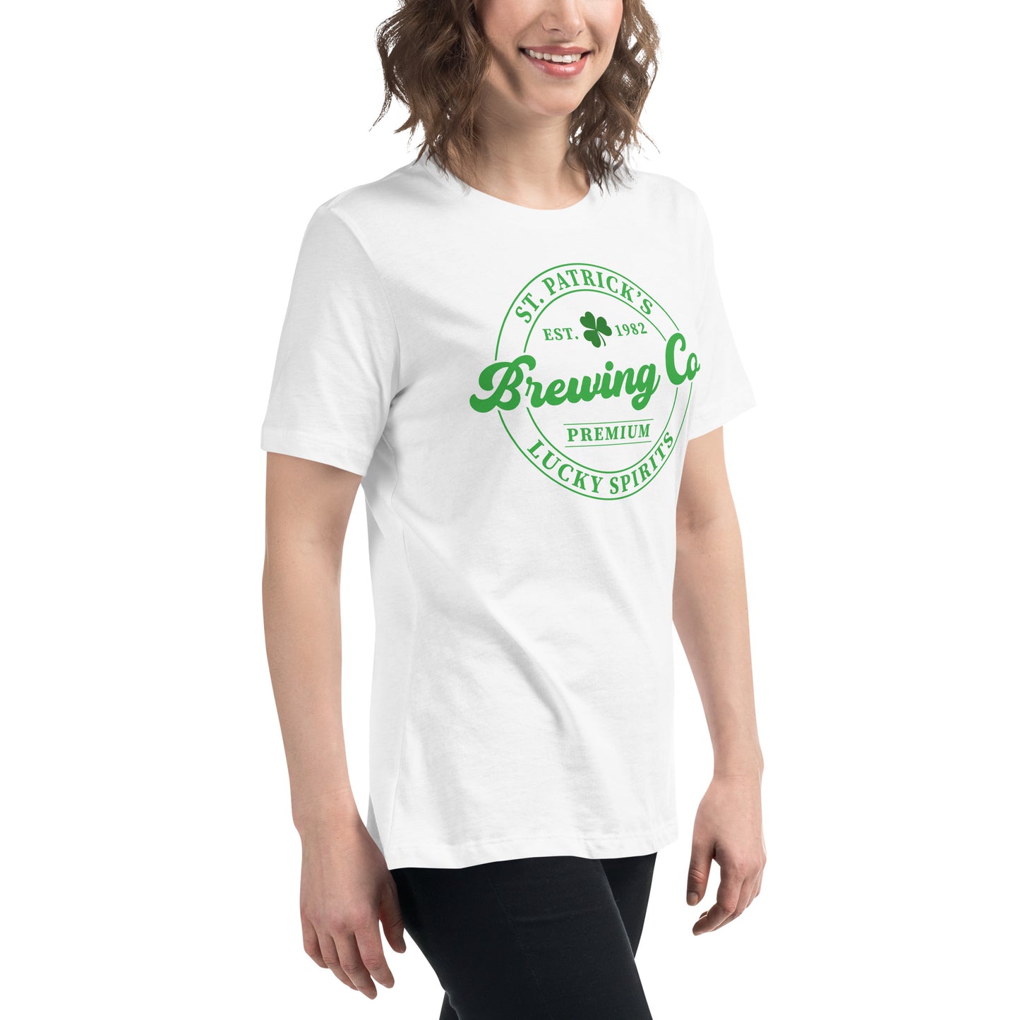 Women's Relaxed T-Shirt - St Patty's Day Brewing Co.