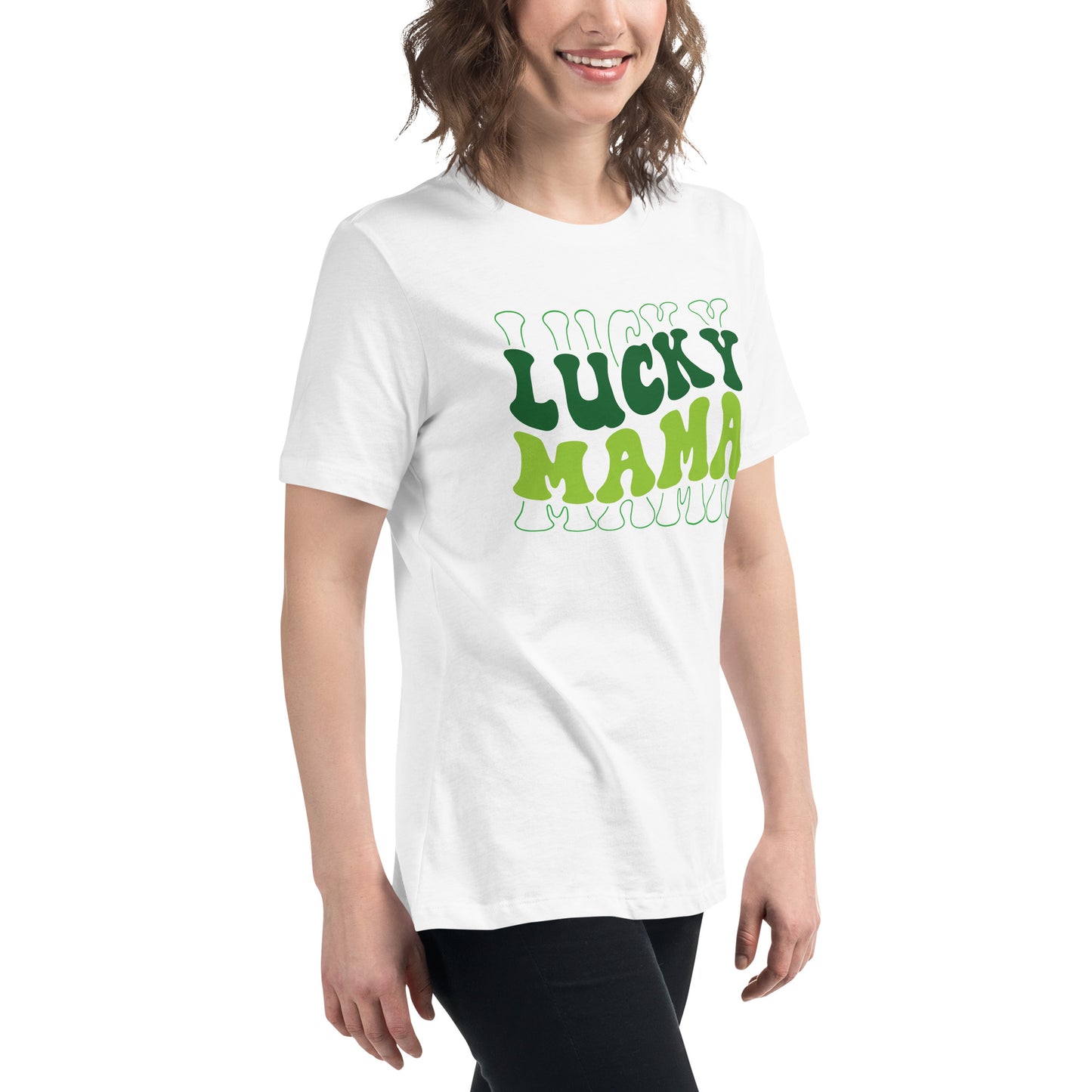 Women's Relaxed T-Shirt-LuckyMama