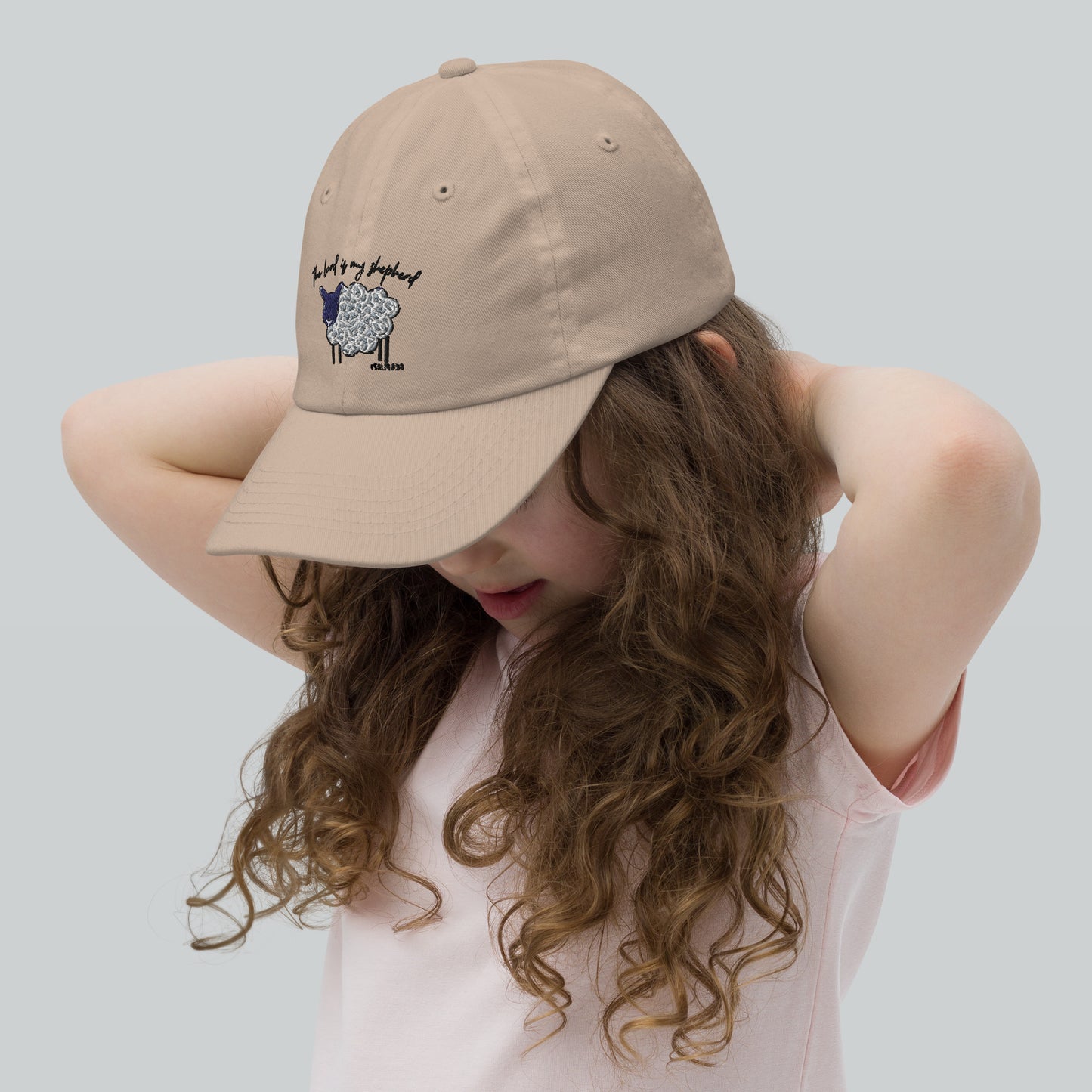 Youth baseball cap - The Lord is My Shepherd Psalms 25:1