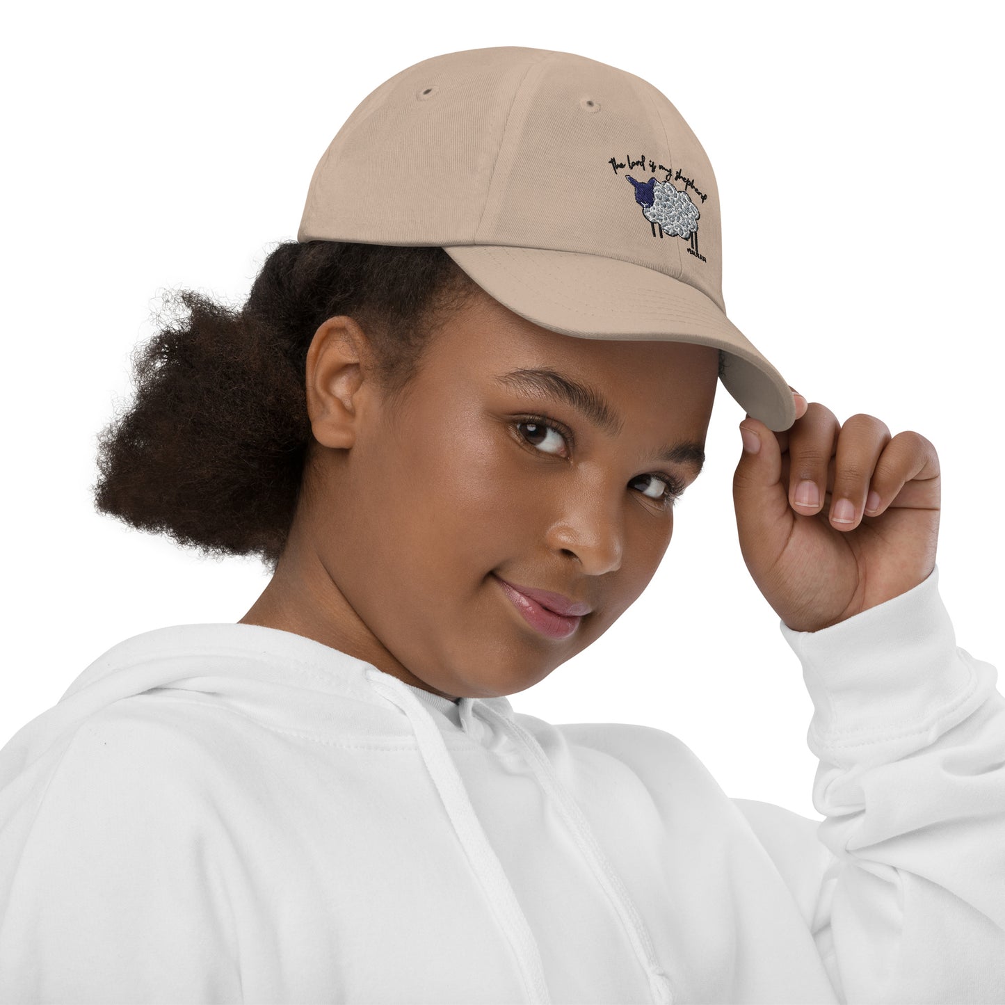 Youth baseball cap - The Lord is My Shepherd Psalms 25:1