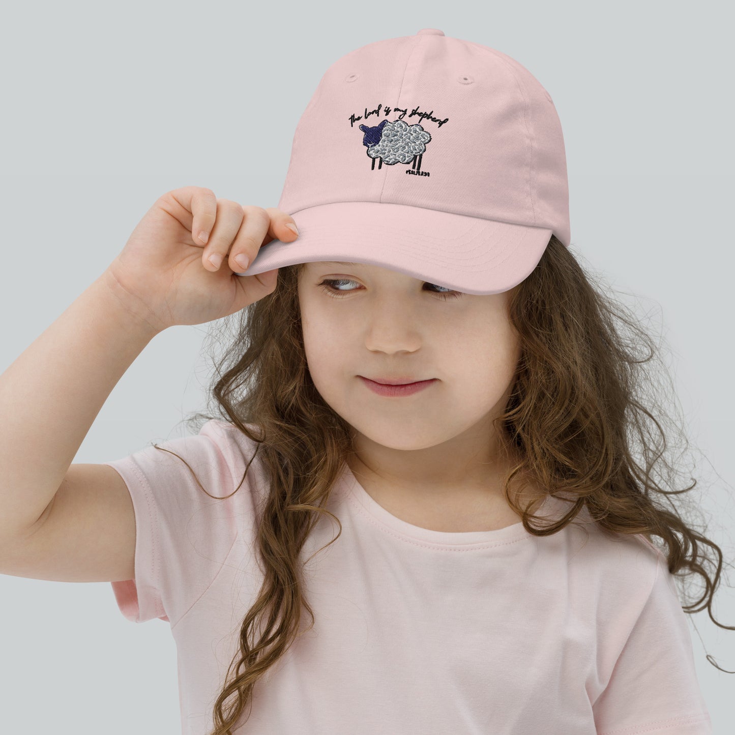 Youth baseball cap - The Lord is My Shepherd Psalms 25:1