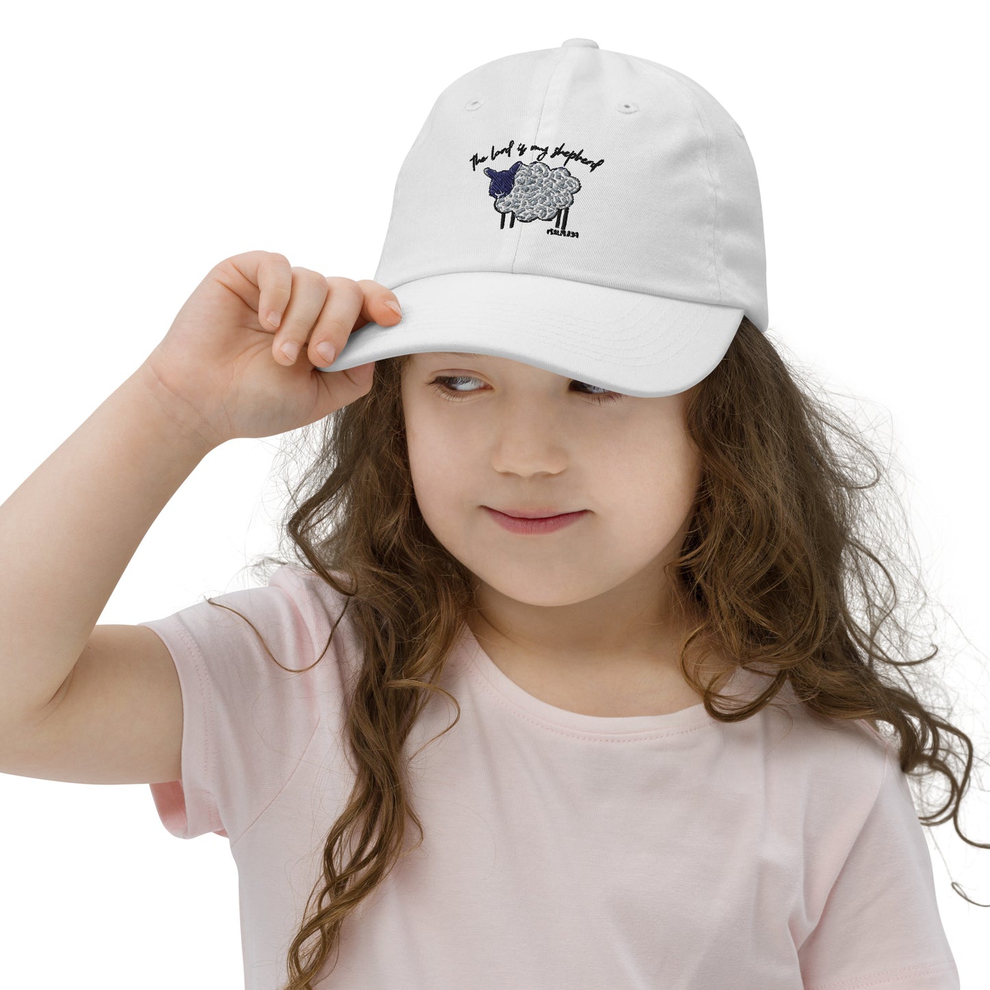 Youth baseball cap - The Lord is My Shepherd Psalms 25:1