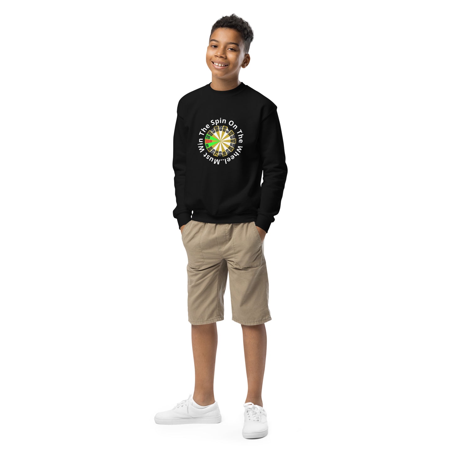 Youth crewneck sweatshirt - The Price Is Right - Spin The Wheel