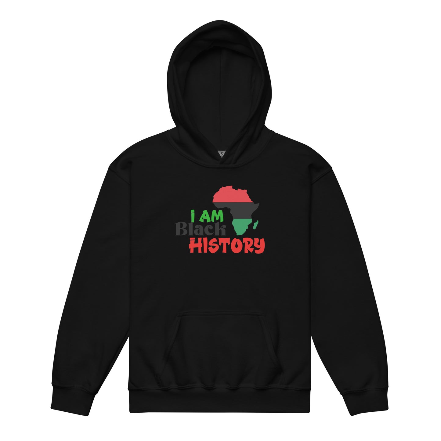 Unisex Youth heavy blend hoodie - I Am Black History