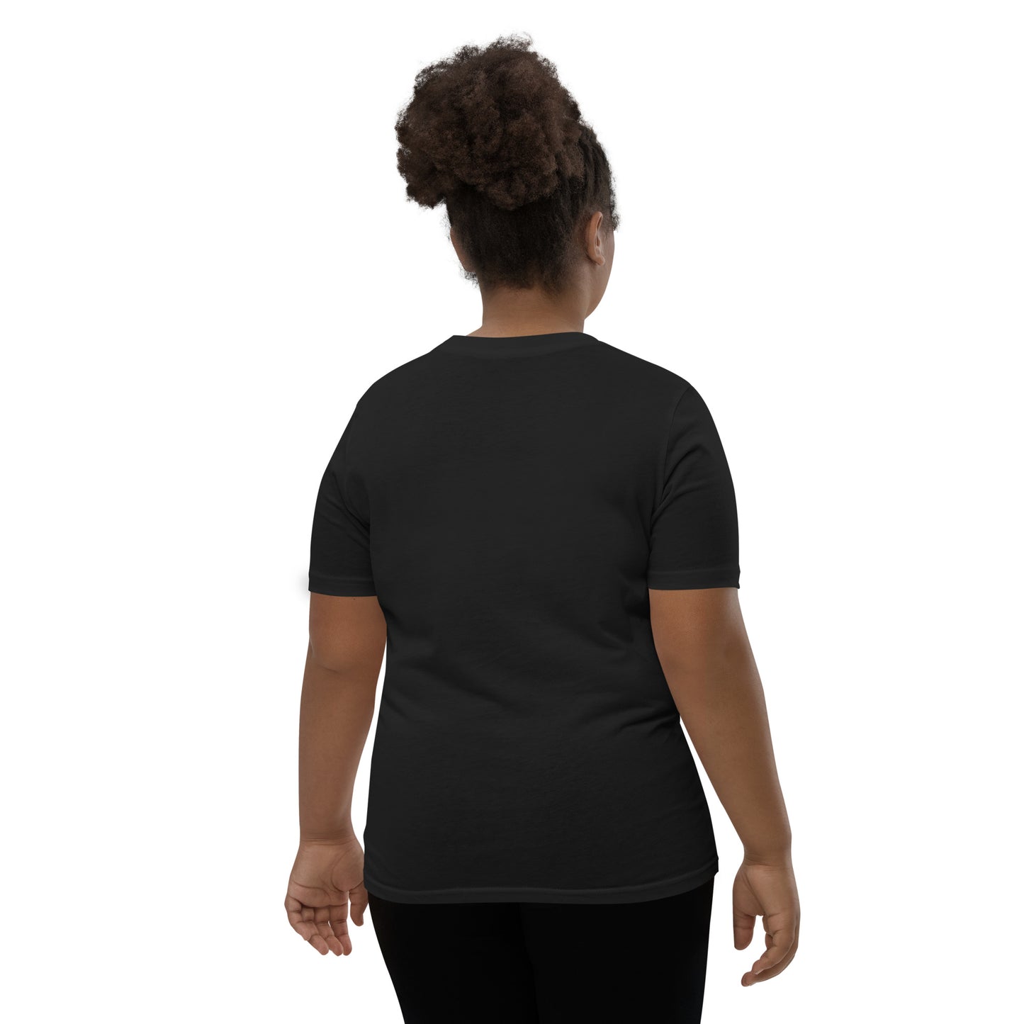 Youth Short Sleeve T-Shirt - Juneteenth Young Gifted ad Black