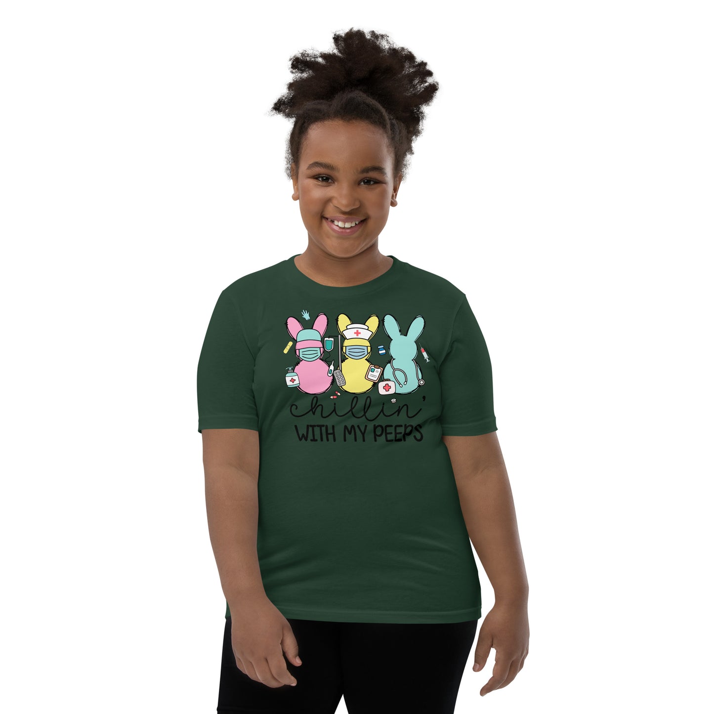 Youth Short Sleeve T-Shirt - Chillin' With My Peeps