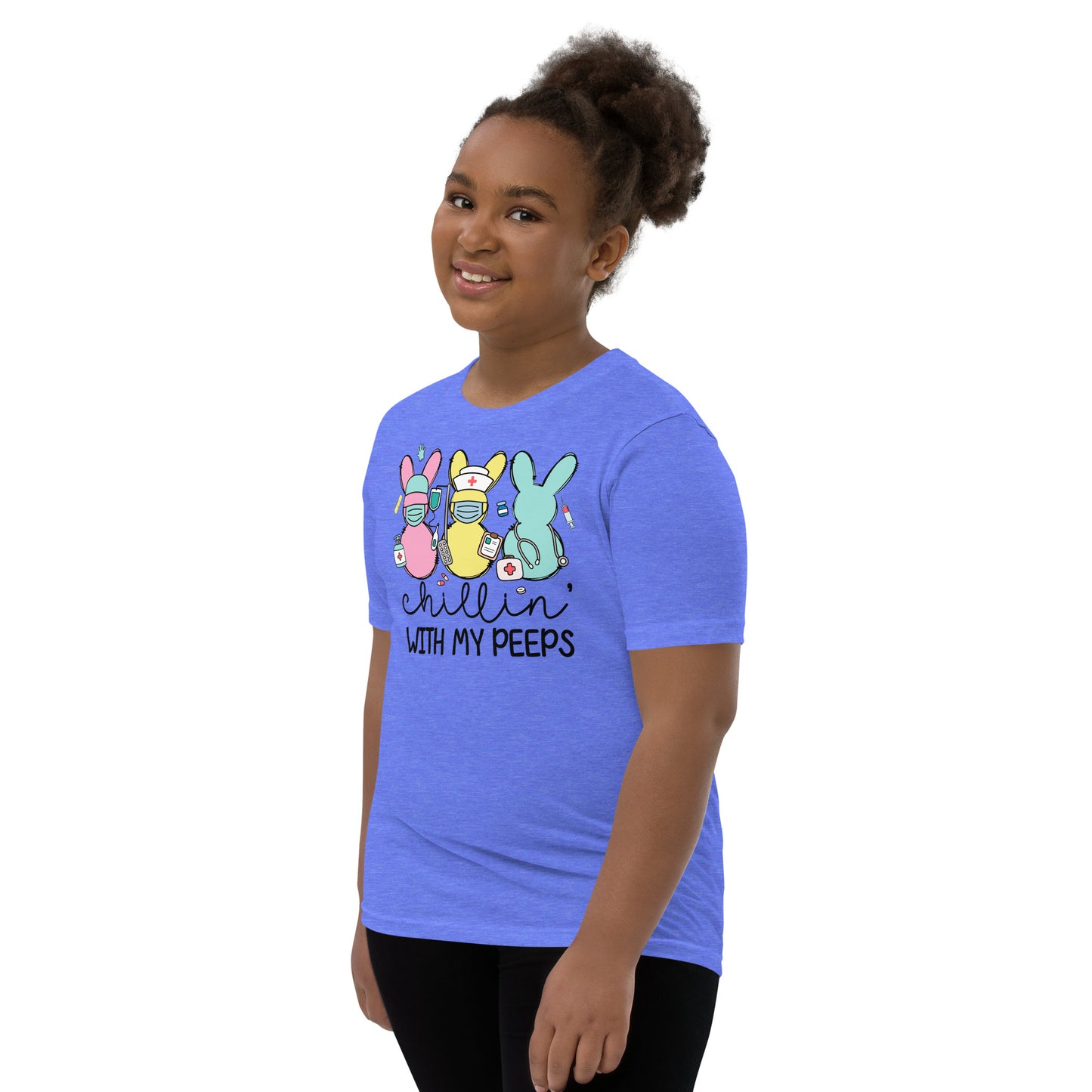 Youth Short Sleeve T-Shirt - Chillin' With My Peeps