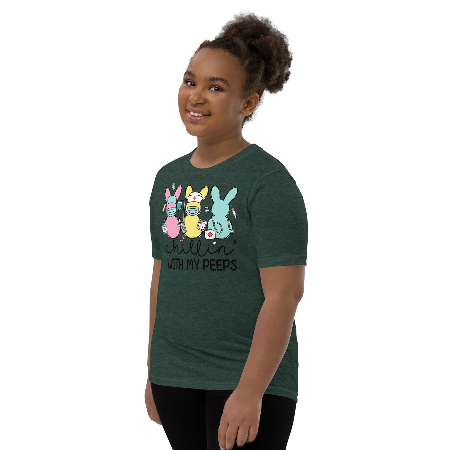 Youth Short Sleeve T-Shirt - Chillin' With My Peeps