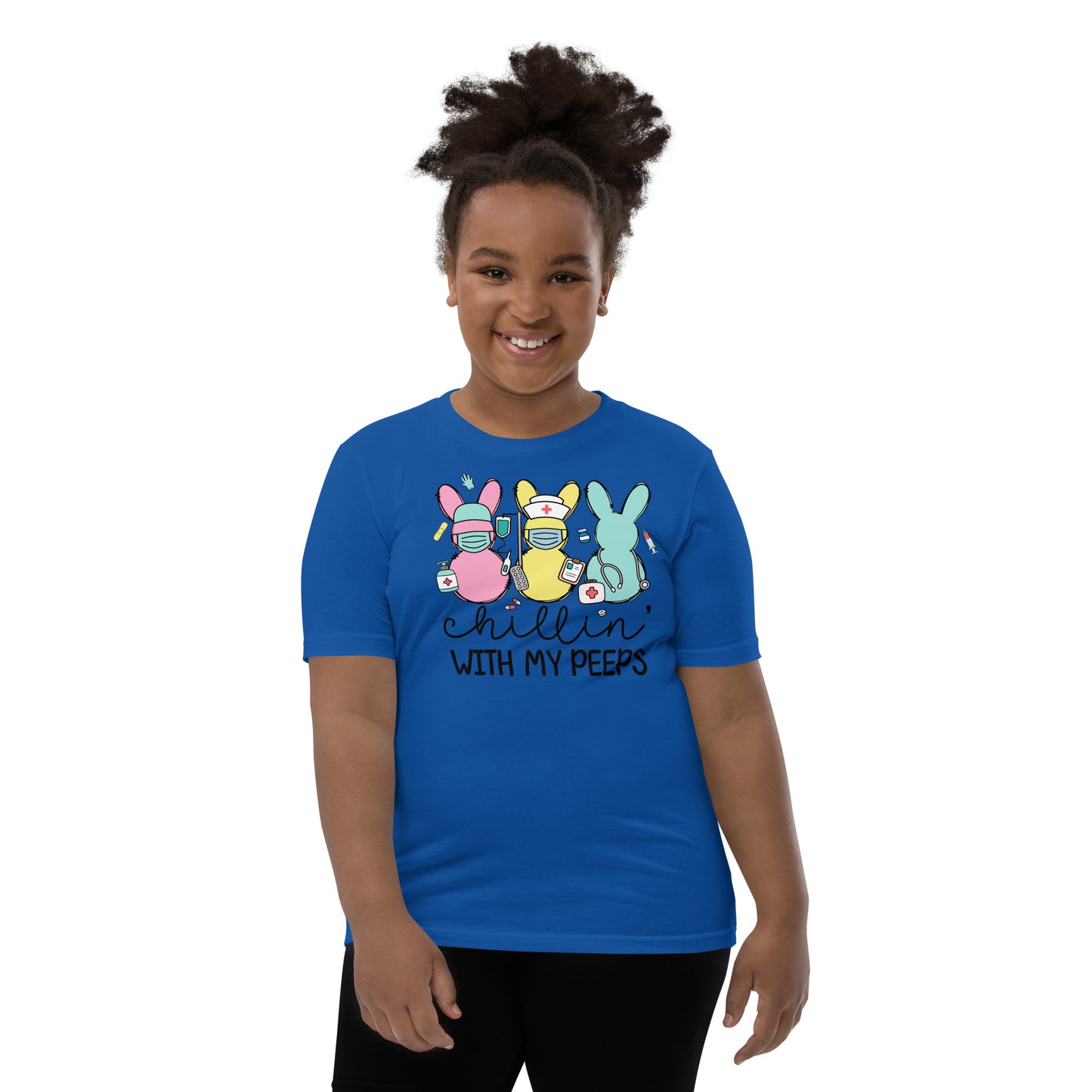 Youth Short Sleeve T-Shirt - Chillin' With My Peeps