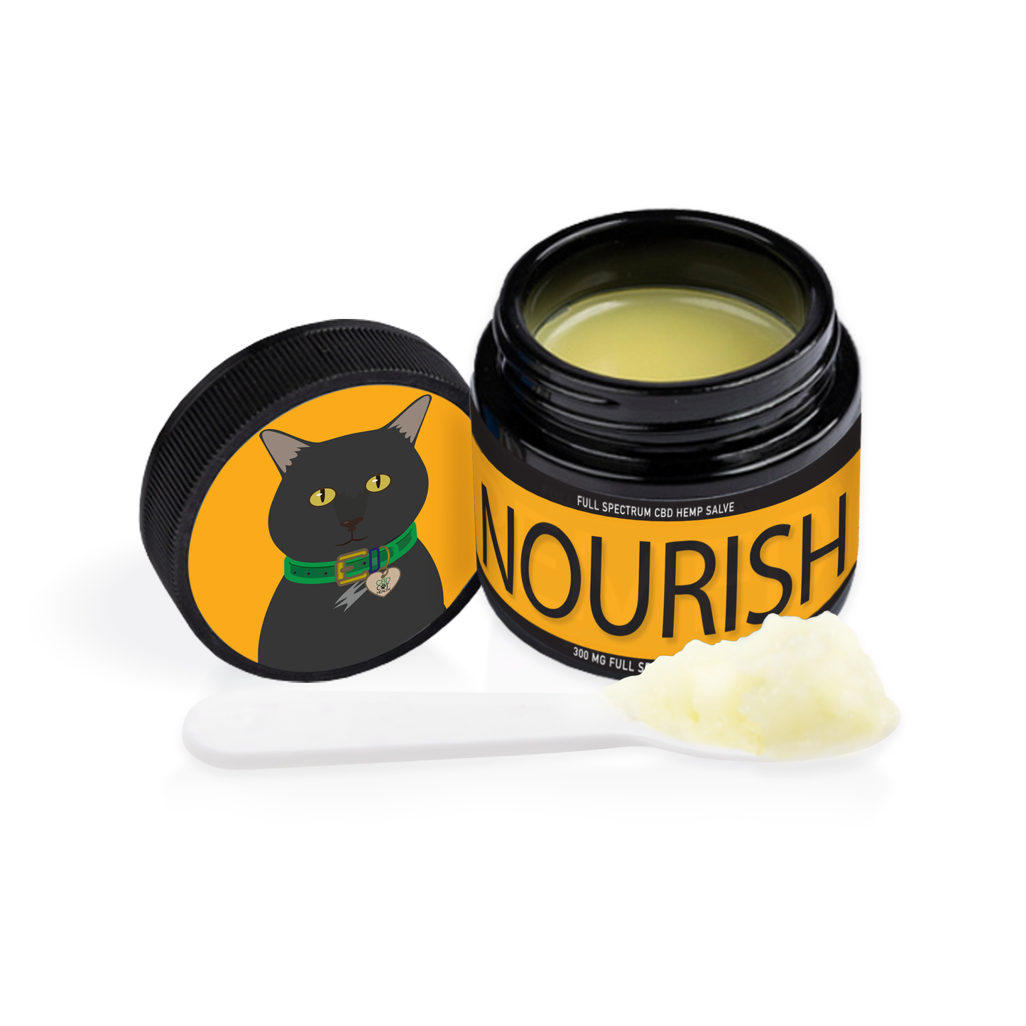 NOURISH: DRY SKIN, ELBOWS AND PAWS FOR CATS (300mg)