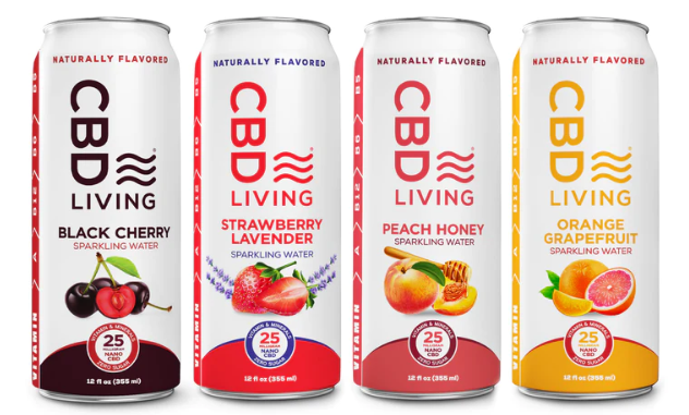 CBD 4 Flavors Sparkling Water